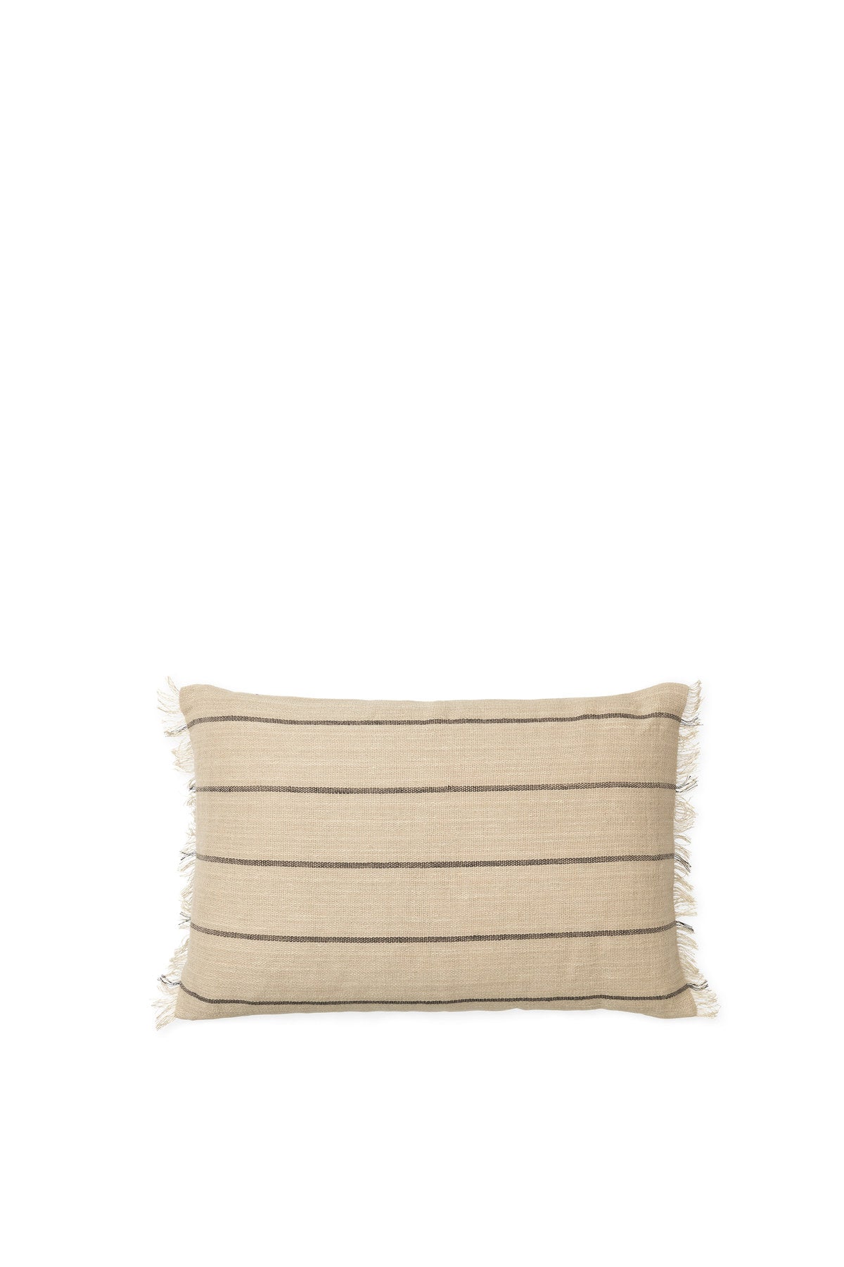 Calm Kissen Rechteckig in Camel/Black präsentiert im Onlineshop von KAQTU Design AG. Kissen ist von Ferm Living