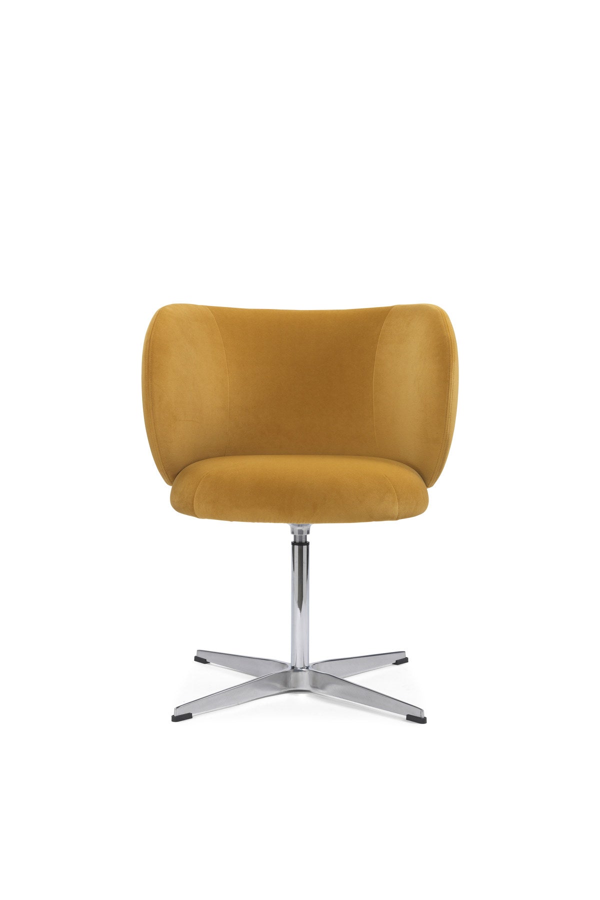 Drehstuhl Rico mit runden Formen und weichen Linien, Esszimmerstuhl von Ferm Living