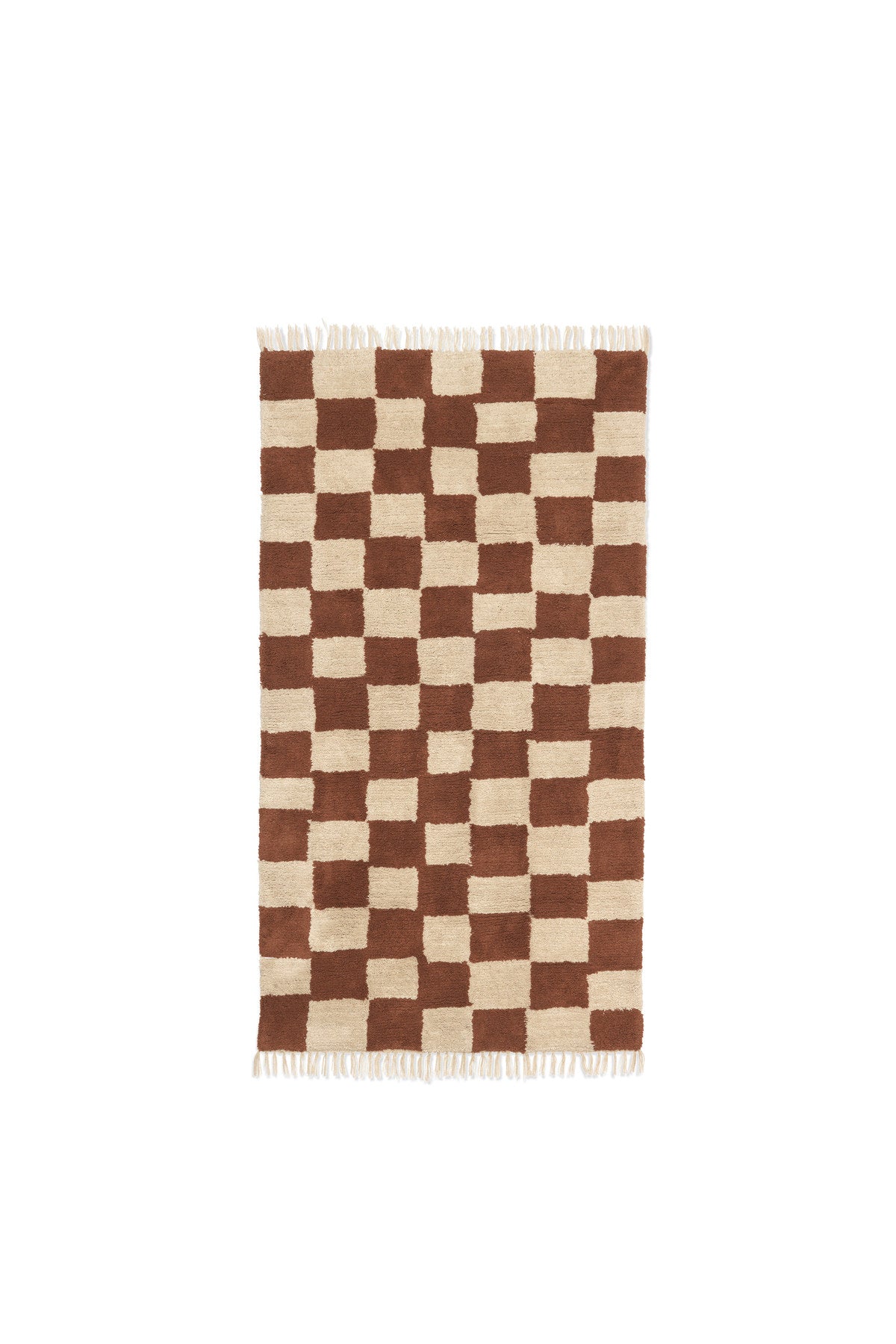 Mara Teppich in Rust/Warm Sand präsentiert im Onlineshop von KAQTU Design AG. Teppich ist von Ferm Living