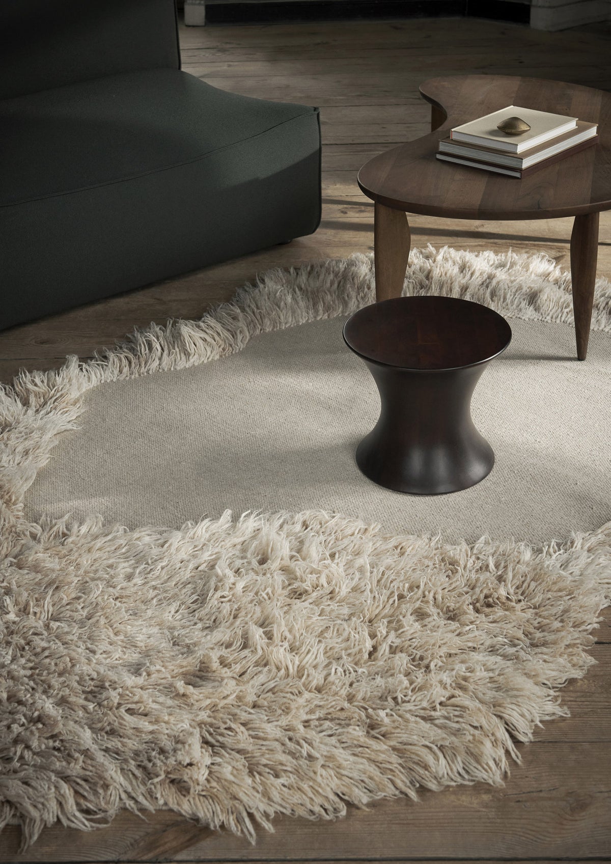 Norte Teppich in Natural präsentiert im Onlineshop von KAQTU Design AG. Teppich ist von Ferm Living