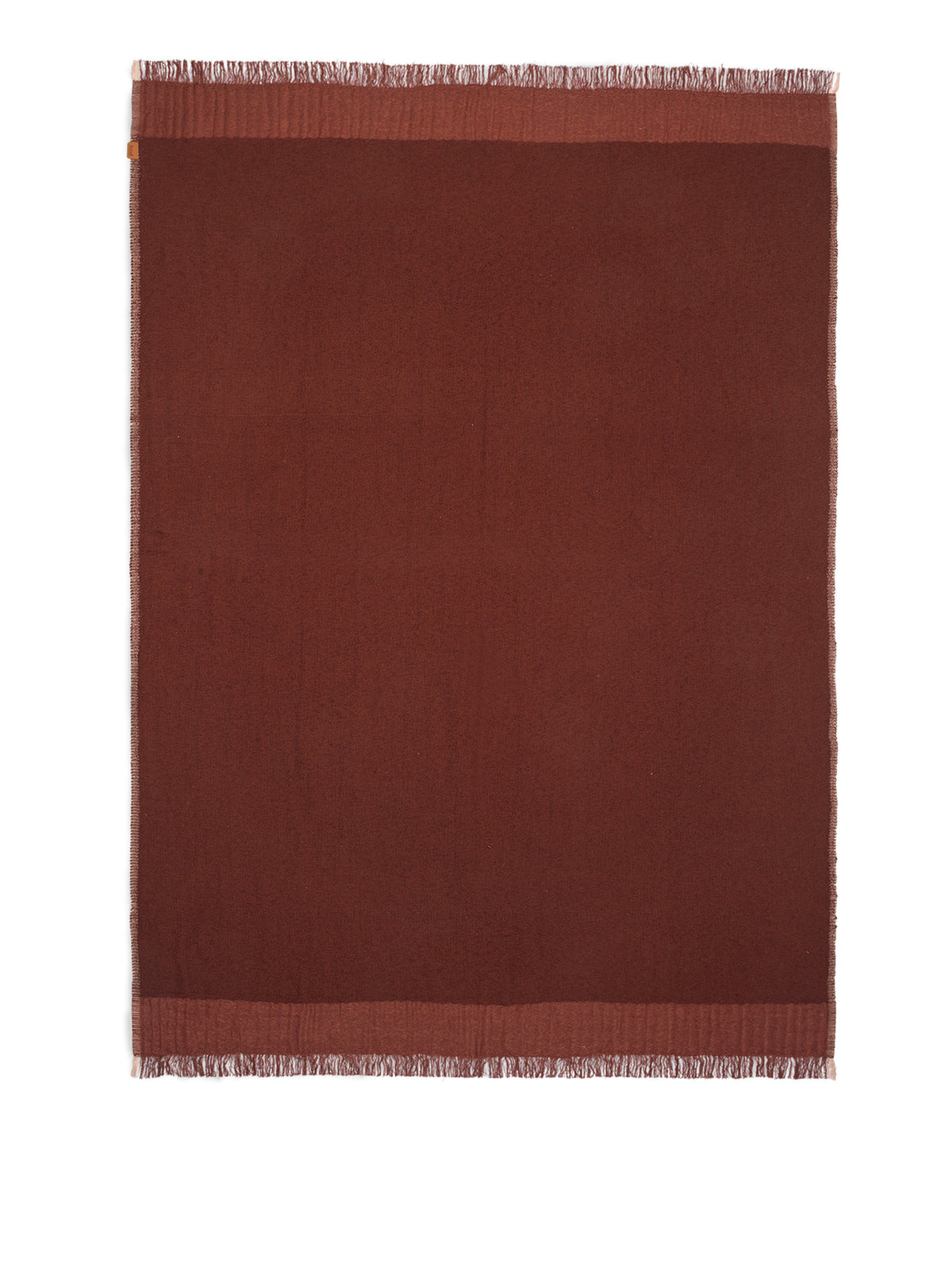Weaver Throw Decke in Red Brown präsentiert im Onlineshop von KAQTU Design AG. Wolldecke ist von Ferm Living