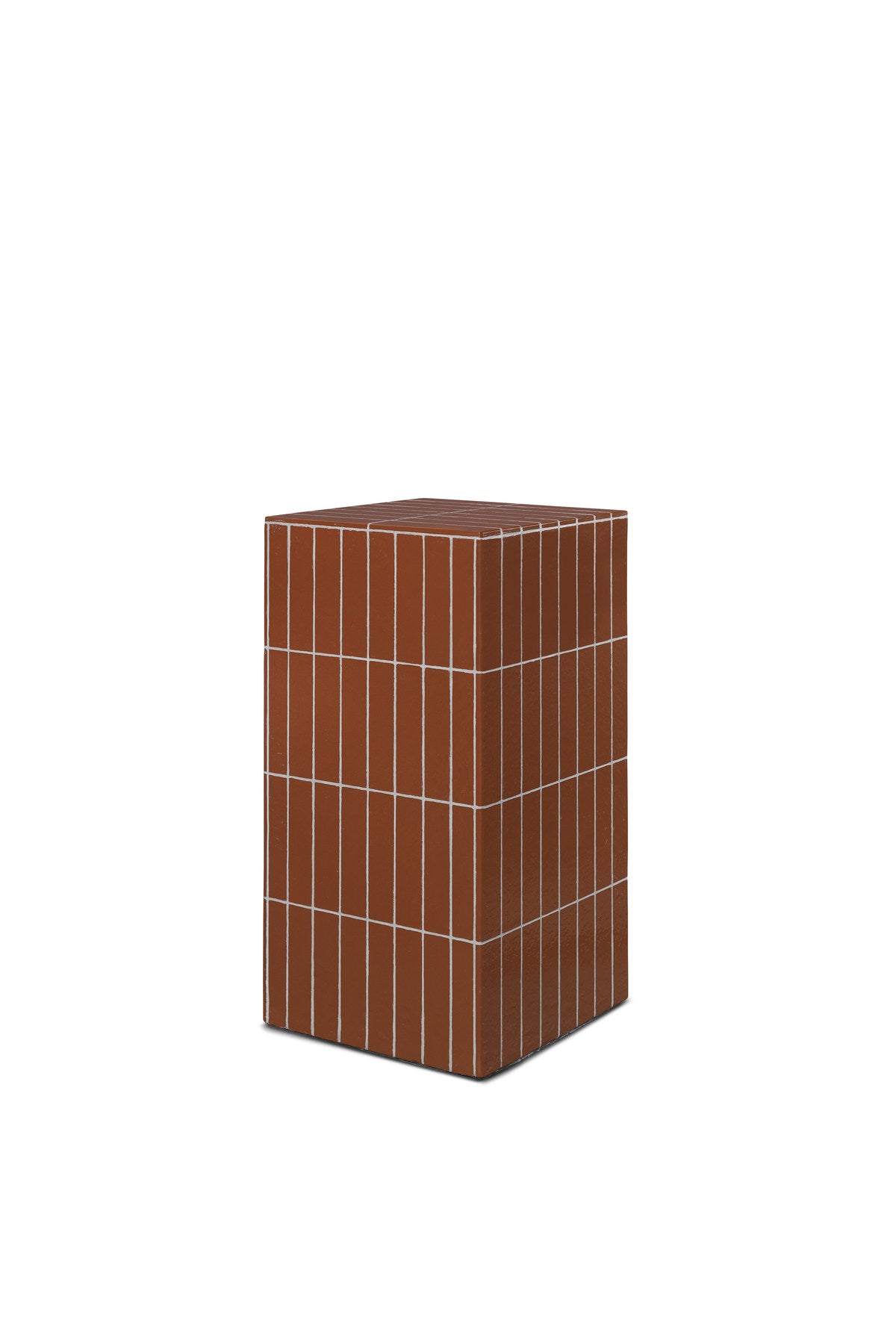 Pillar Sockel in Braun präsentiert im Onlineshop von KAQTU Design AG. Beistelltisch ist von Ferm Living