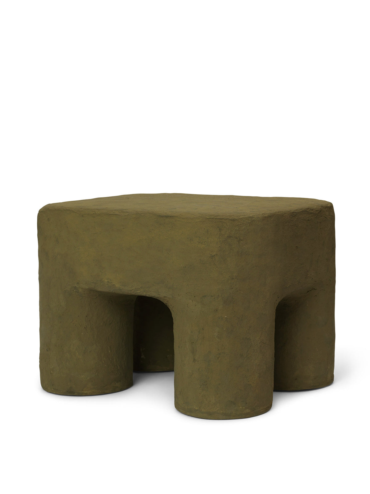 Podo Hocker in Khaki präsentiert im Onlineshop von KAQTU Design AG. Hocker ist von Ferm Living
