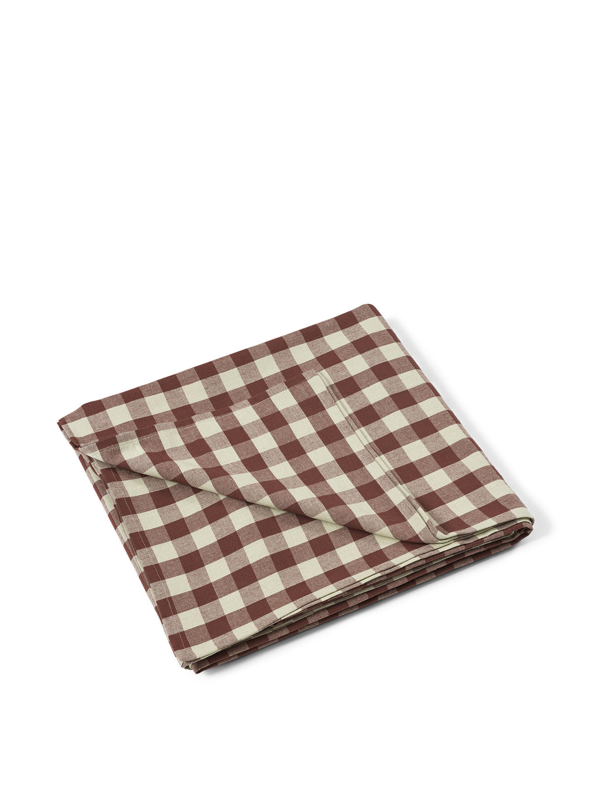 Bothy Check Table Cloth in Cinnamon/Grey Green präsentiert im Onlineshop von KAQTU Design AG. Tischset ist von Ferm Living