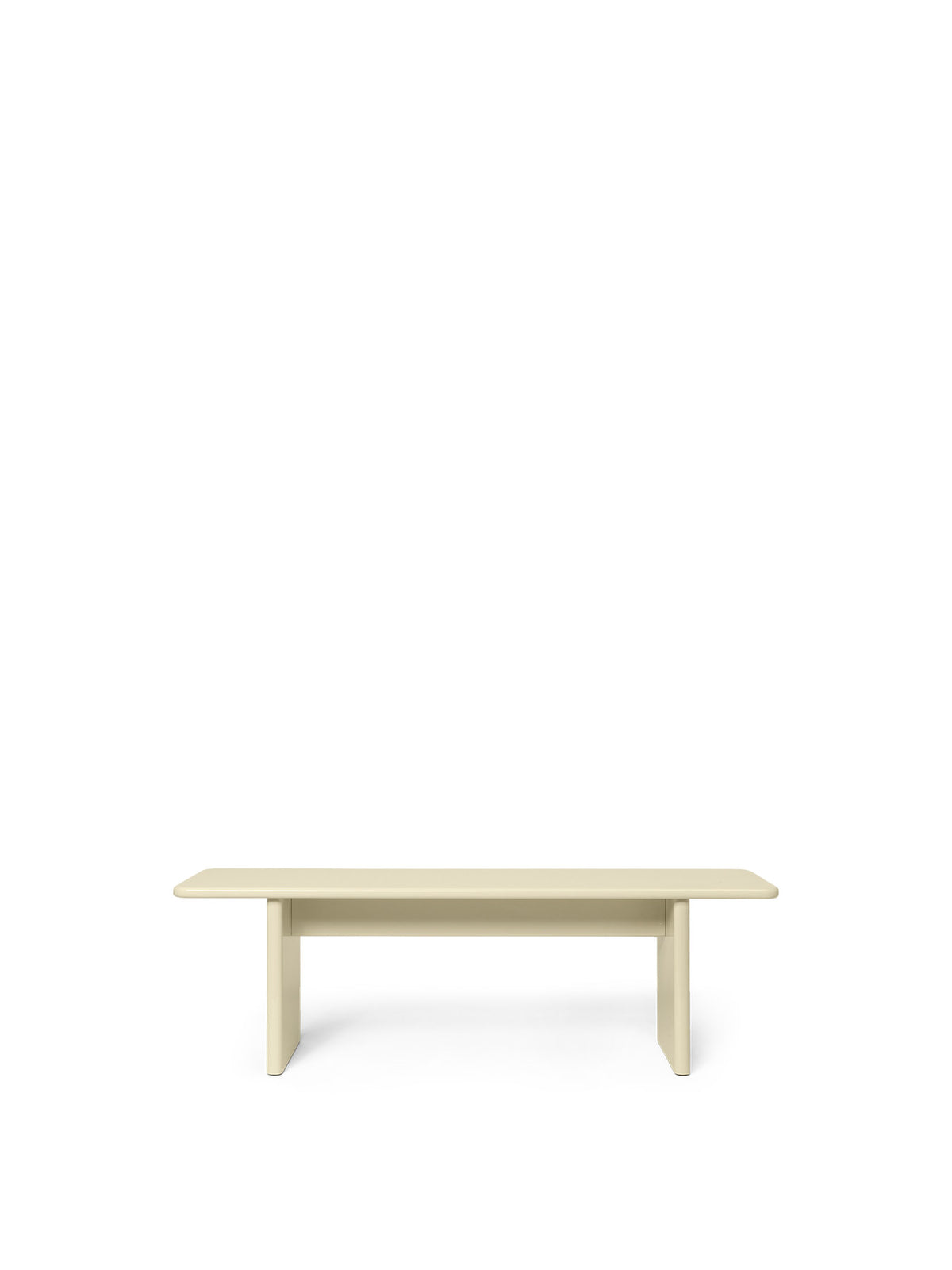 Rink Bank 140 in Eggshell präsentiert im Onlineshop von KAQTU Design AG. Sitzbank ist von Ferm Living