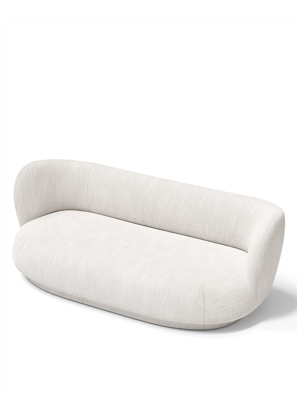 Rico Lounger Sofa von Ferm Living, dreisitziges Sofa mit Stoffbezug