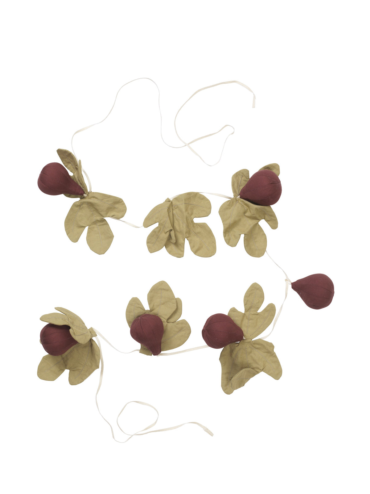 Figs Girlande in Mauve/Grün präsentiert im Onlineshop von KAQTU Design AG. Lampenkette ist von Ferm Living
