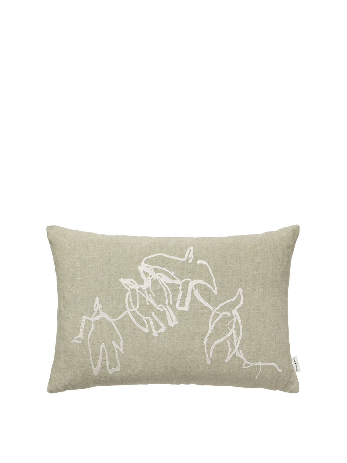 Vuelo Kissen in Elm Green präsentiert im Onlineshop von KAQTU Design AG. Deko Kissen ist von Ferm Living
