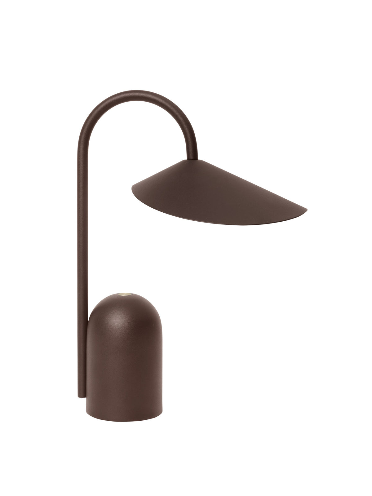 Arum portable Tischleuchte in Dunkle Schokolade präsentiert im Onlineshop von KAQTU Design AG. Tischleuchte ist von Ferm Living