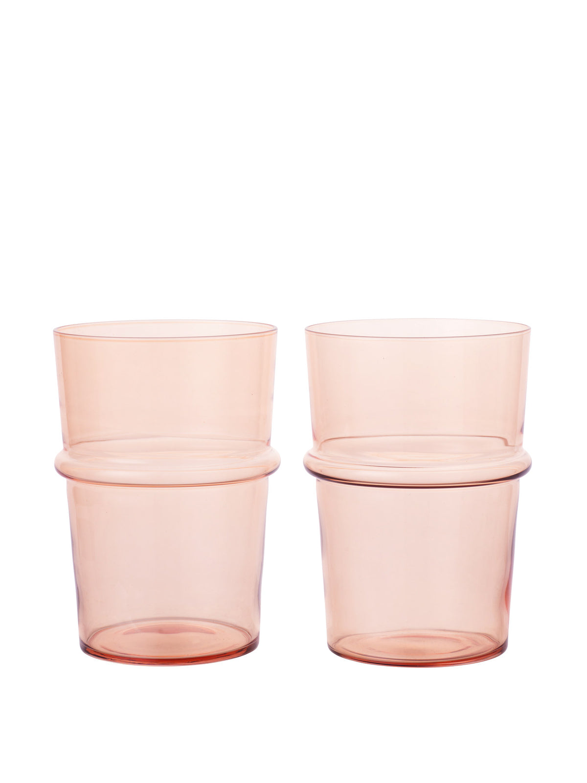 Boya Gläser High Set aus 2 in Blush präsentiert im Onlineshop von KAQTU Design AG. Glas ist von Ferm Living