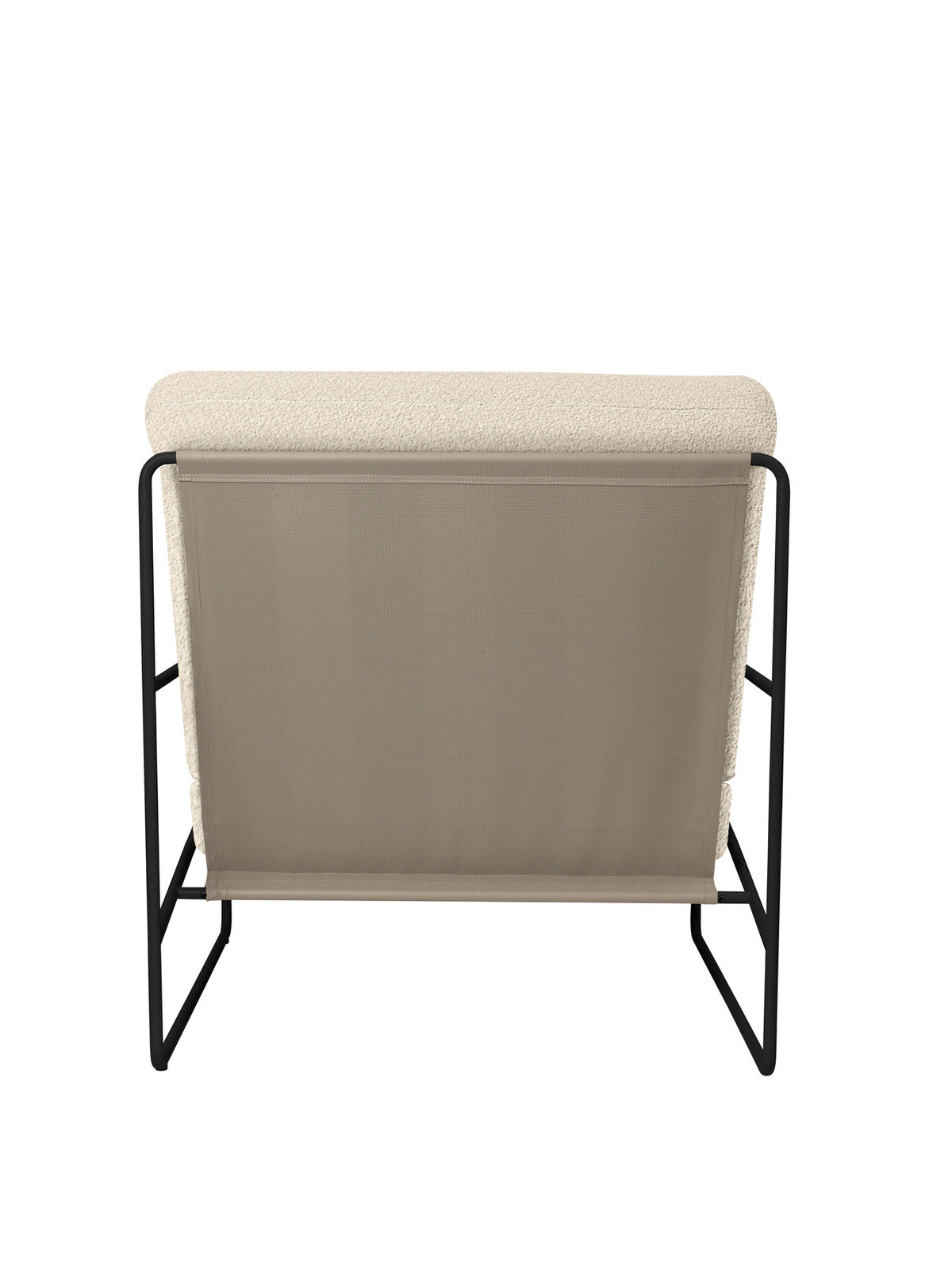 Desert 1-Sitzer in Schwarz/Weiss präsentiert im Onlineshop von KAQTU Design AG. Outdoor-Sessel ist von Ferm Living