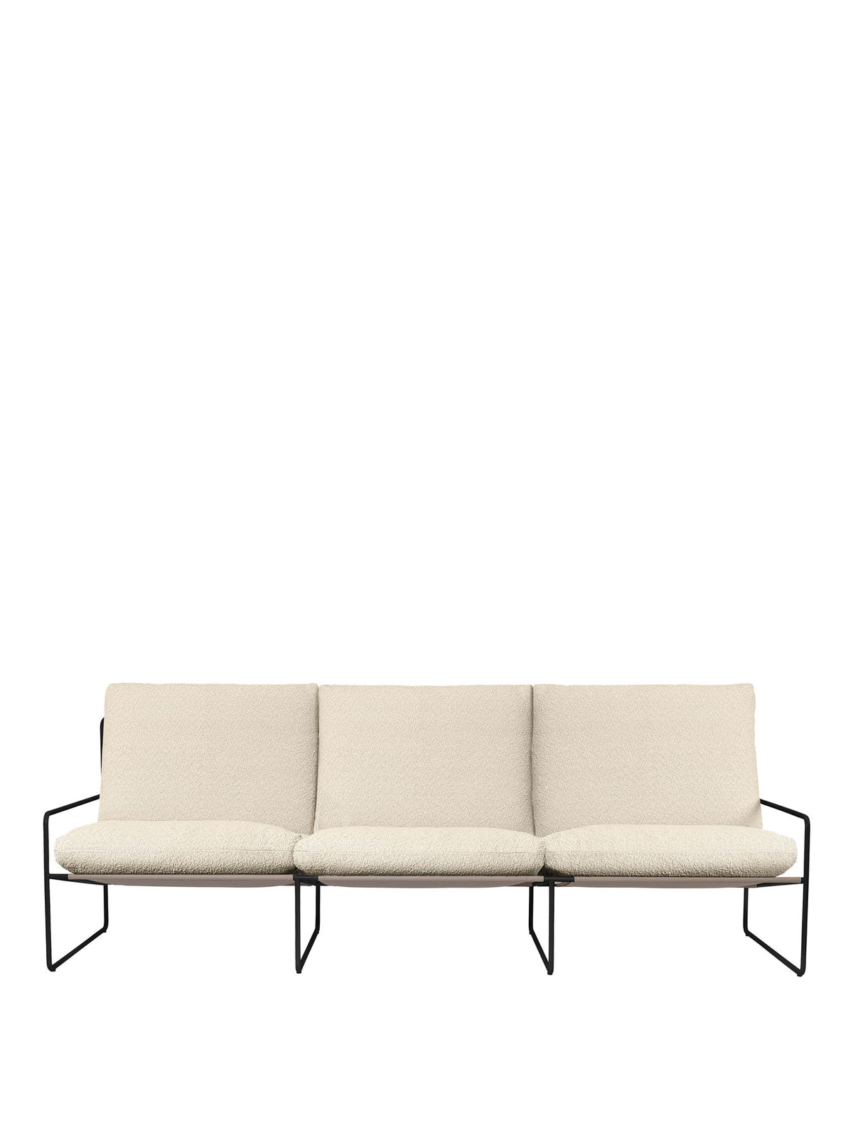 Desert 3-Sitzer in Schwarz/Weiss präsentiert im Onlineshop von KAQTU Design AG. Lounge Sofa ist von Ferm Living