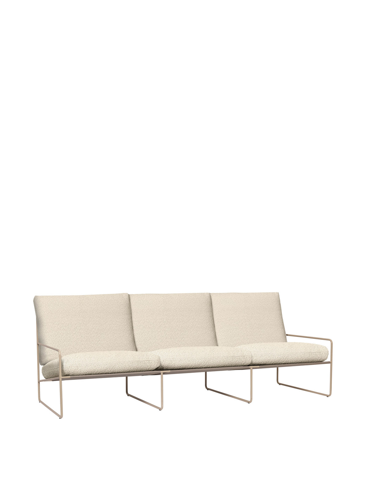 Desert 3-Sitzer in Kaschmir/Off-weiss präsentiert im Onlineshop von KAQTU Design AG. Lounge Sofa ist von Ferm Living
