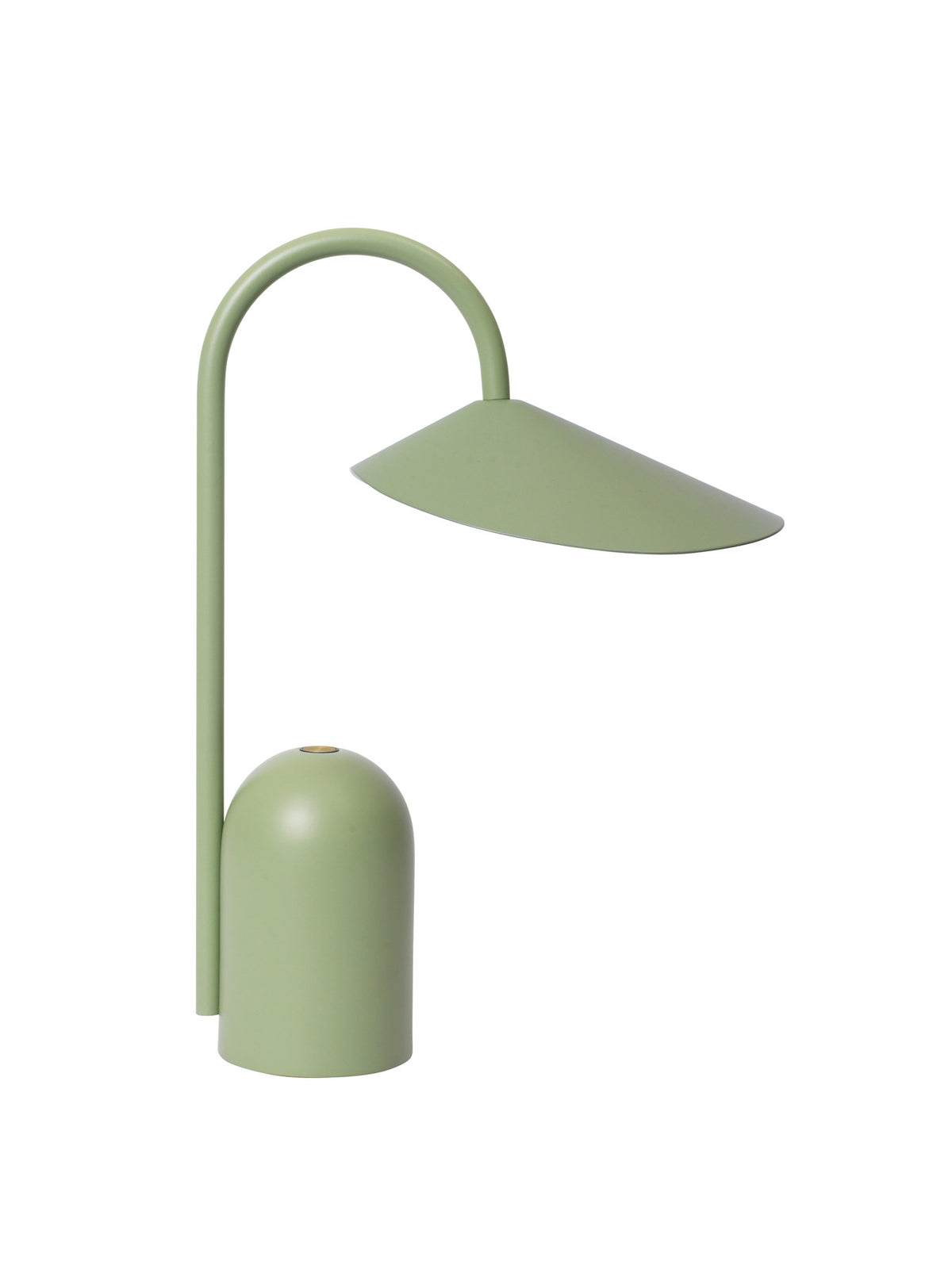 Arum portable Tischleuchte in Teegrün präsentiert im Onlineshop von KAQTU Design AG. Tischleuchte ist von Ferm Living