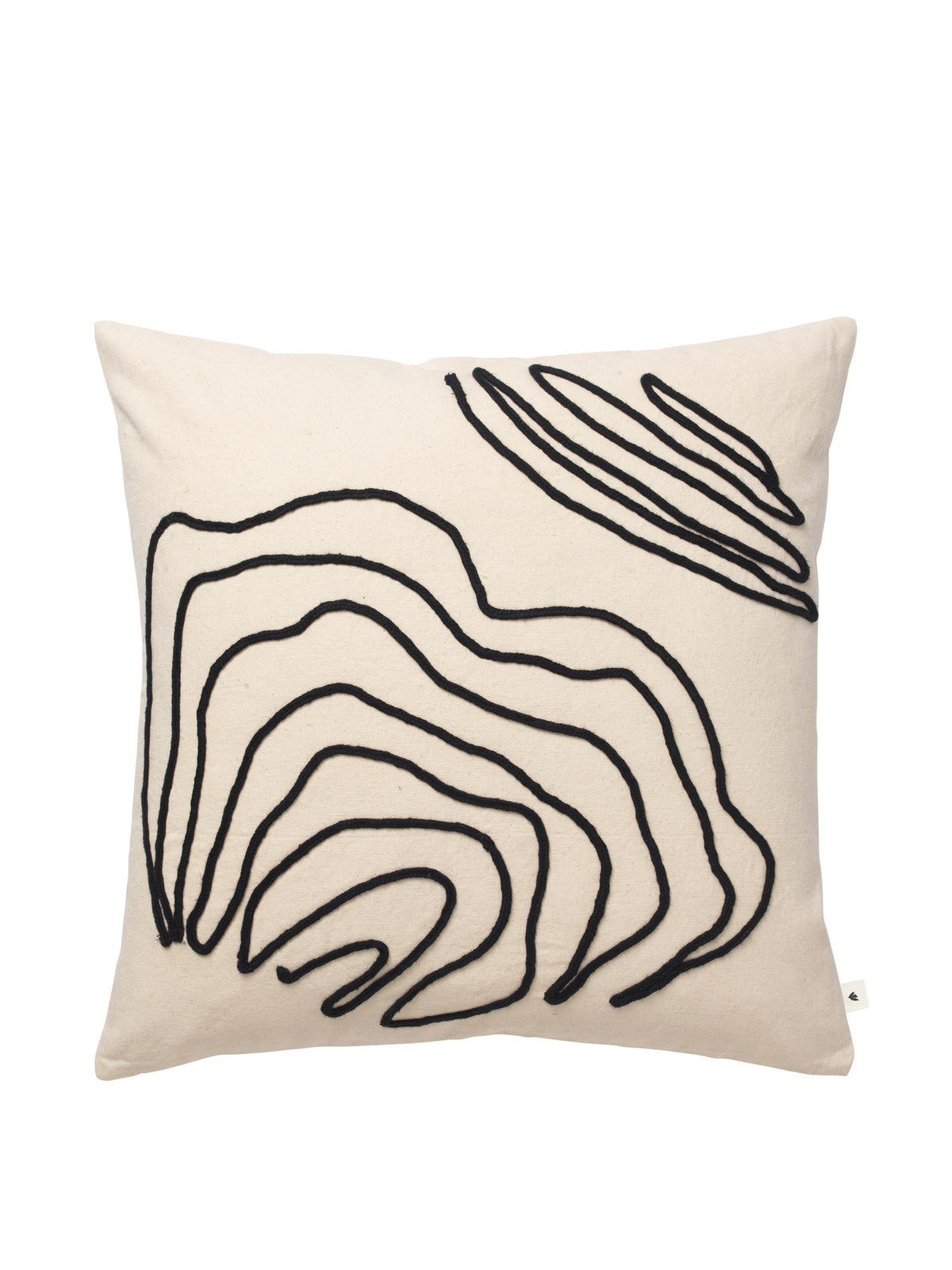 Jot Kissen in Natürlich präsentiert im Onlineshop von KAQTU Design AG. Deko Kissen ist von Ferm Living