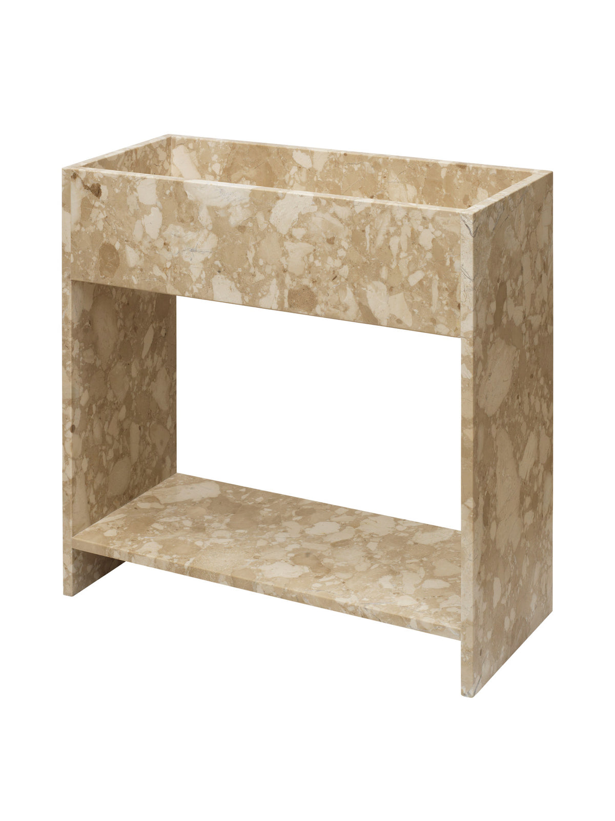 Stone Plant Box in Sand präsentiert im Onlineshop von KAQTU Design AG. Pflanzentopf Outdoor ist von Ferm Living