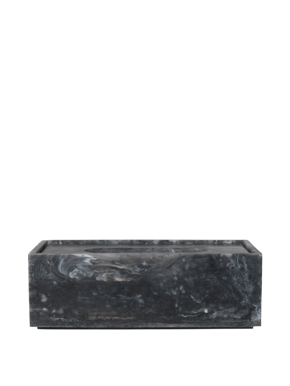 Mist Taschentuchbox in Holzkohle präsentiert im Onlineshop von KAQTU Design AG. Küchenhelfer ist von Ferm Living