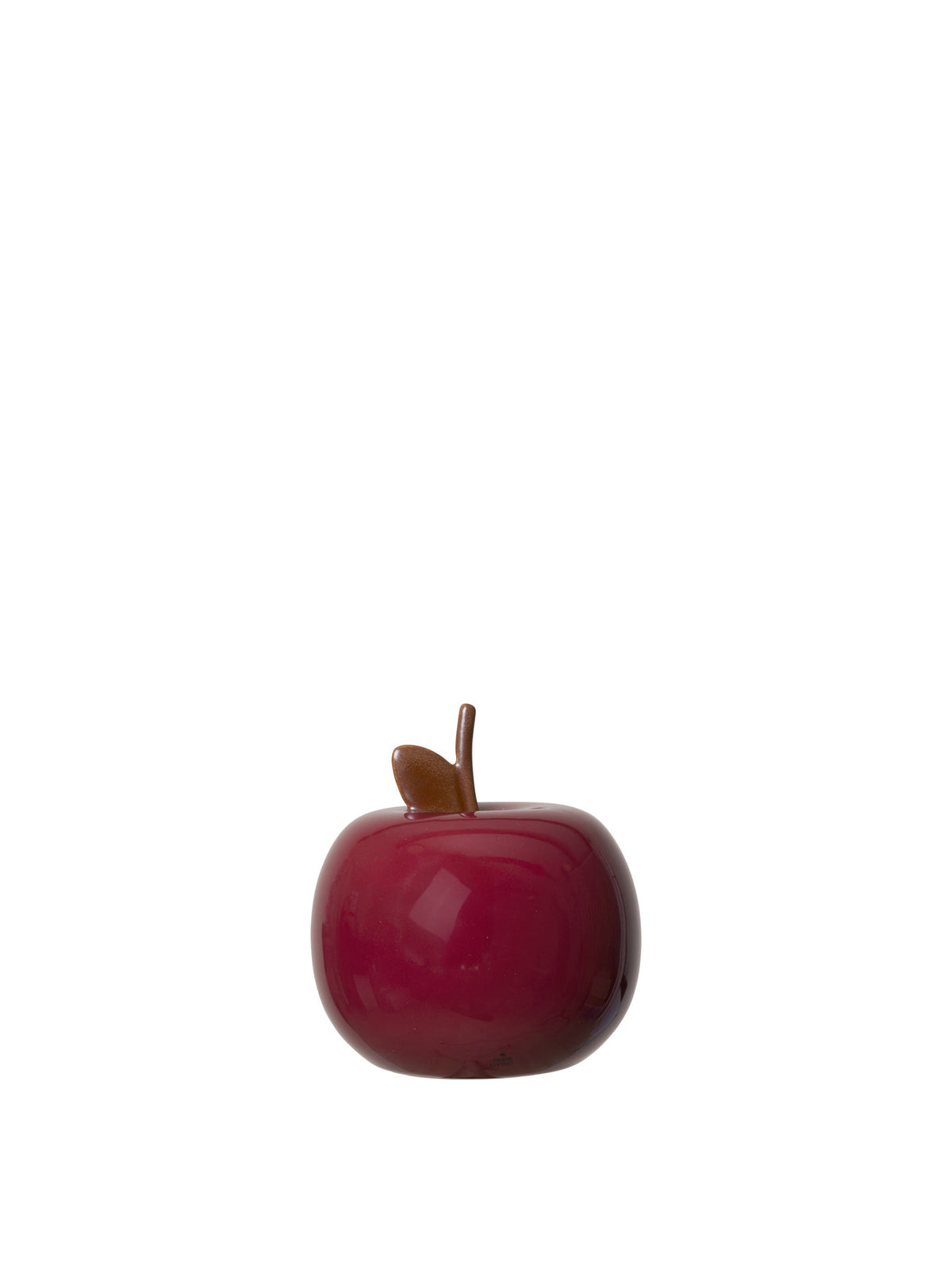 Apple Money Bank in Deep Red präsentiert im Onlineshop von KAQTU Design AG. Figuren / Objekte Kids ist von Ferm Living