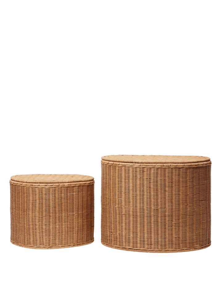 Willora Aufbewahrungsbox Set of 2  in Natural präsentiert im Onlineshop von KAQTU Design AG. Aufbewahrungskorb ist von Ferm Living