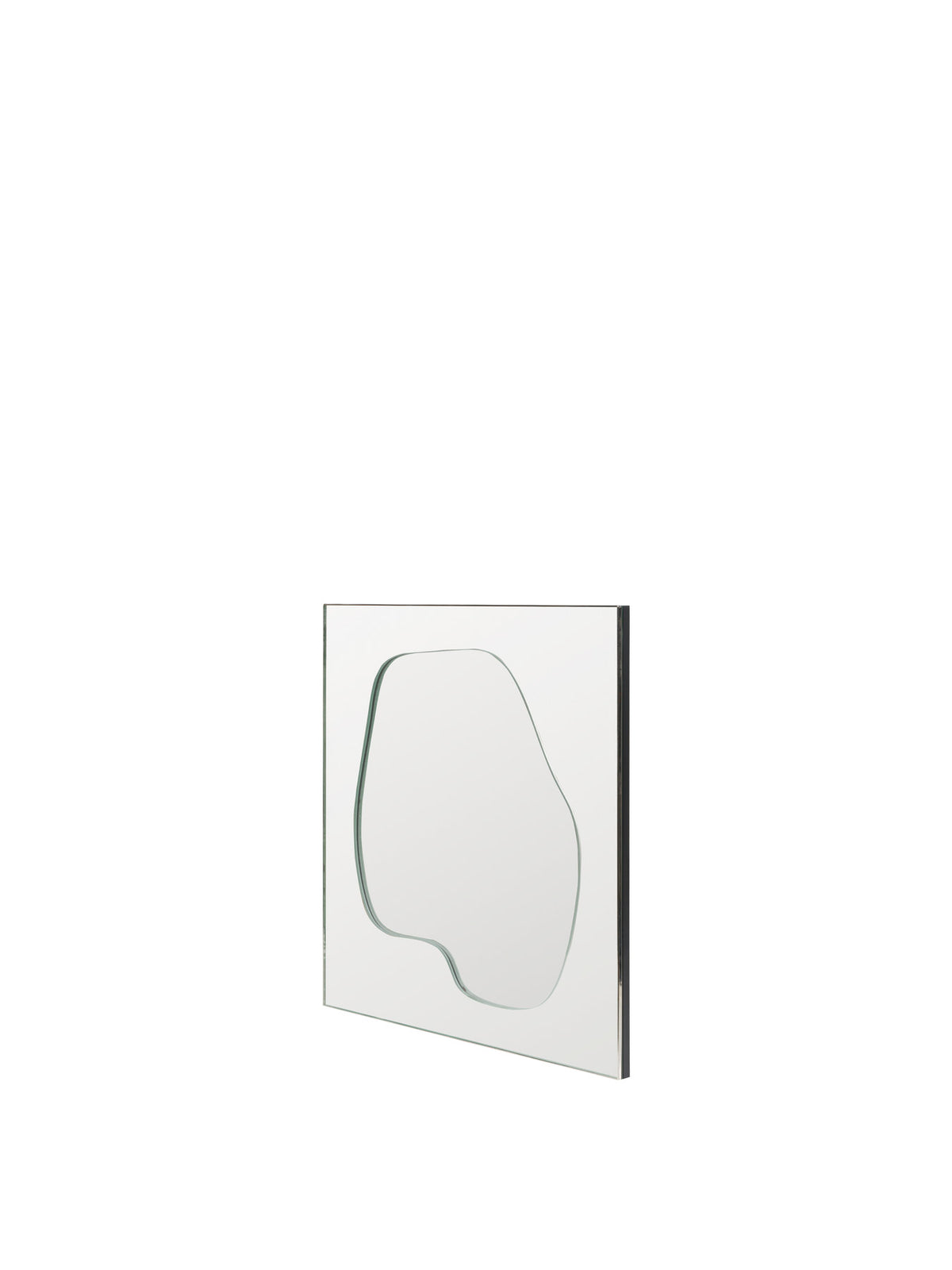 Folia Spiegel H45 in Silver präsentiert im Onlineshop von KAQTU Design AG. Wandspiegel ist von Ferm Living