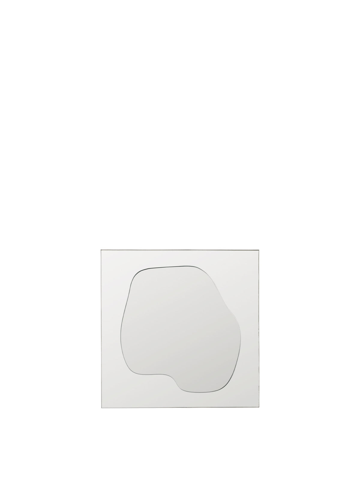 Folia Spiegel H45 in Silver präsentiert im Onlineshop von KAQTU Design AG. Wandspiegel ist von Ferm Living