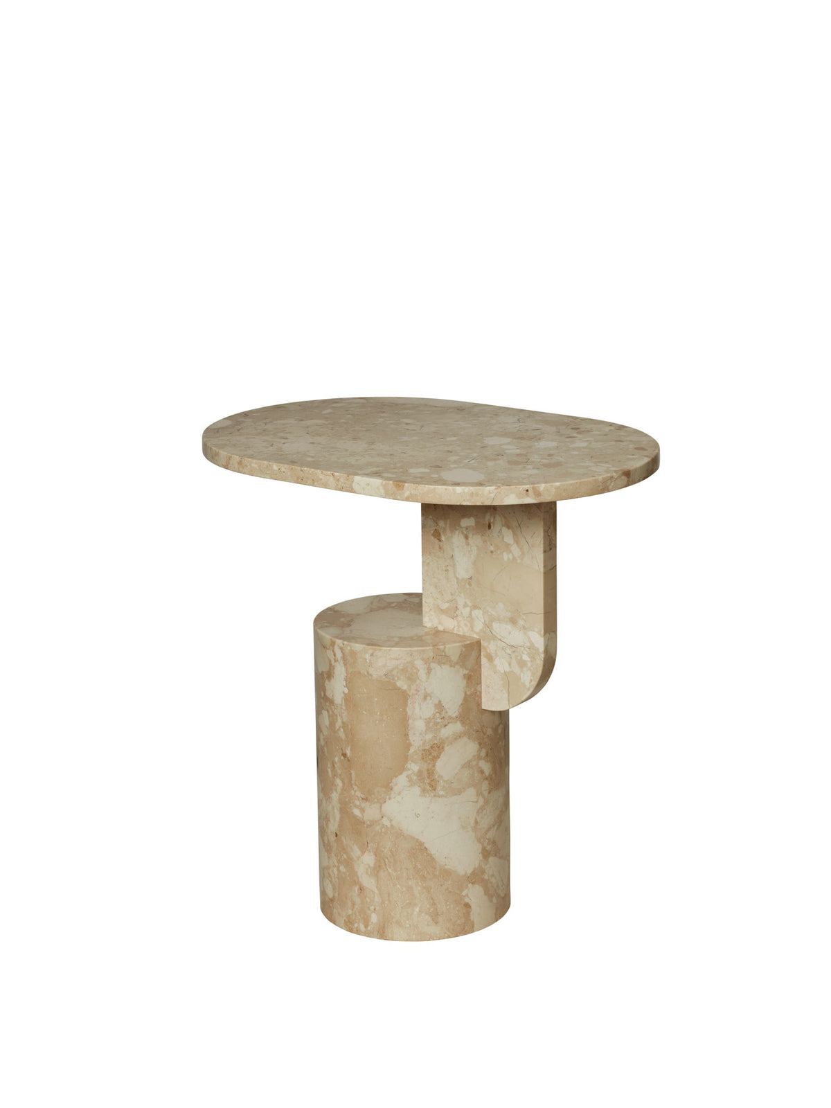 Insert Beistelltisch Stone in Sand präsentiert im Onlineshop von KAQTU Design AG. Beistelltisch ist von Ferm Living