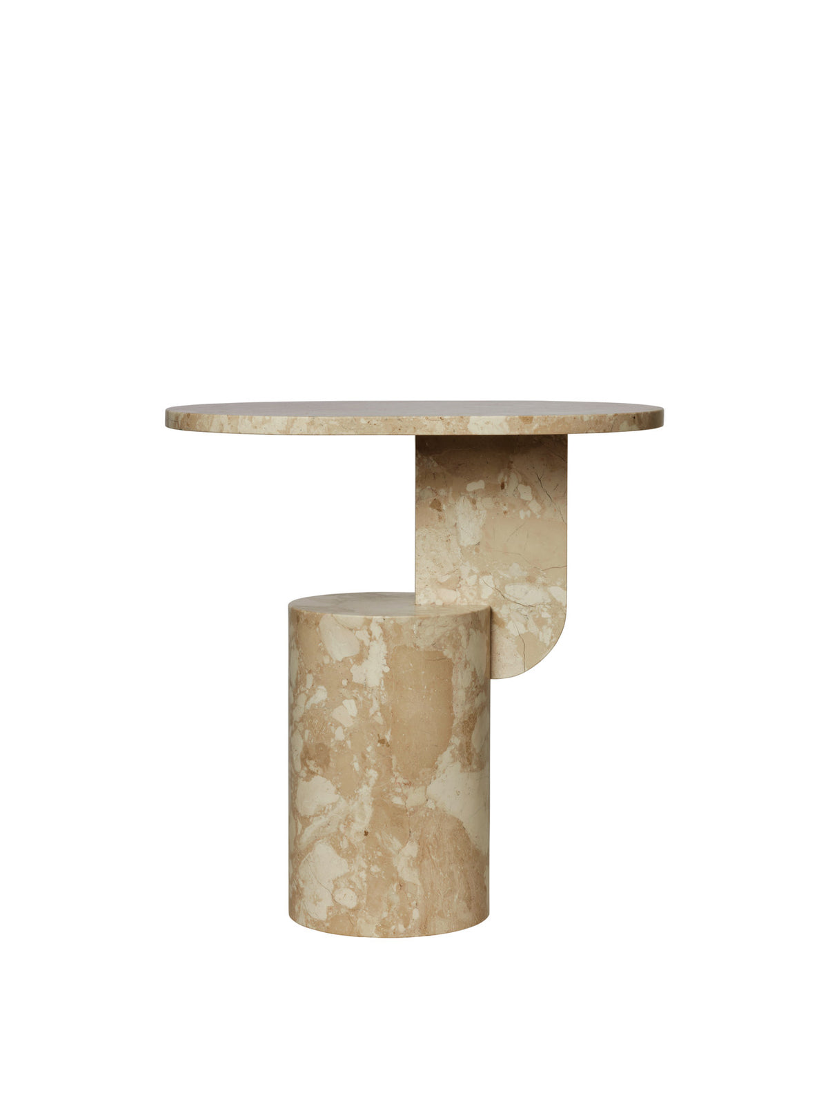 Insert Beistelltisch Stone in Sand präsentiert im Onlineshop von KAQTU Design AG. Beistelltisch ist von Ferm Living