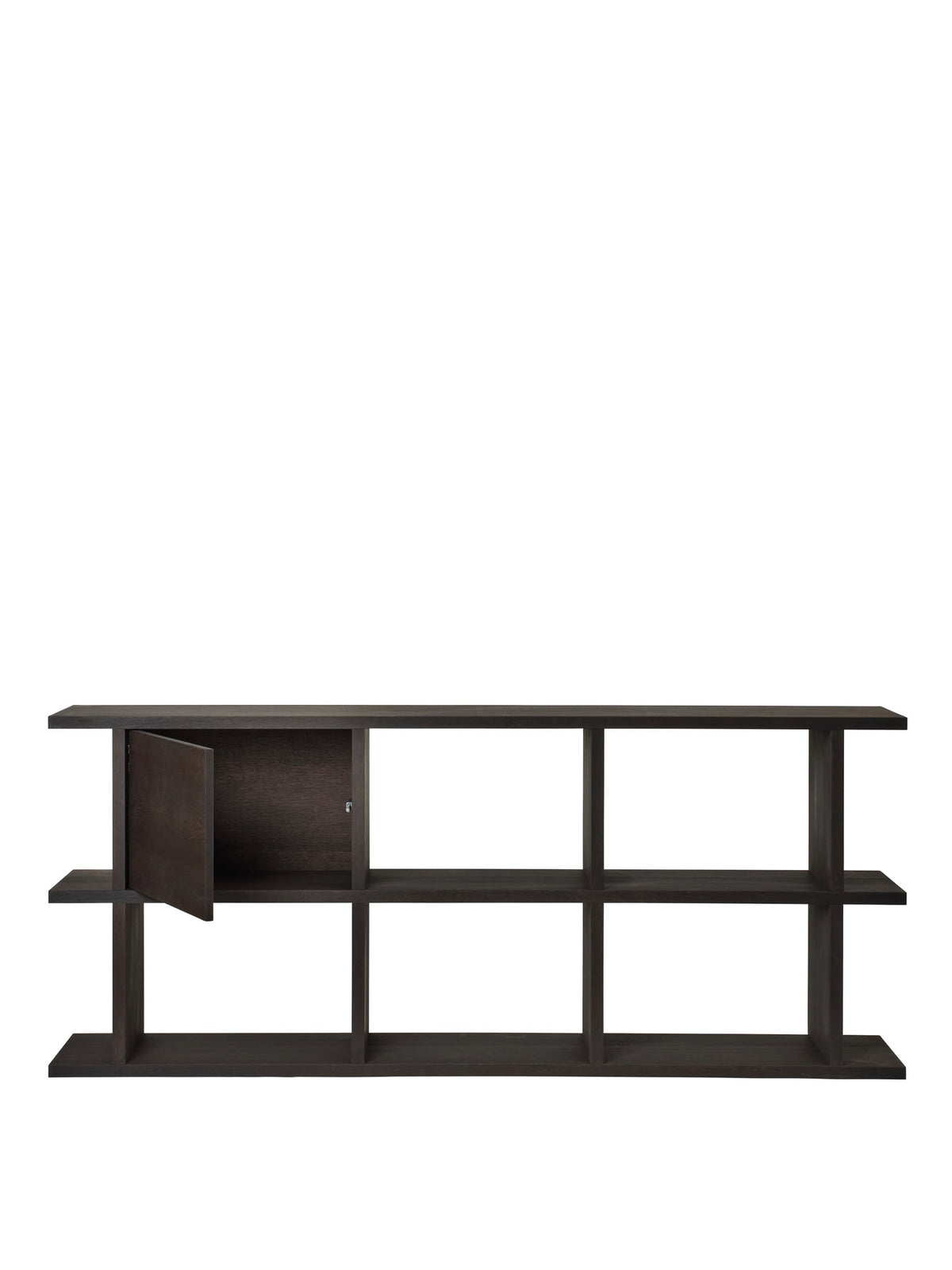 Kona Bücherregal Cabinet Insert in Dark Stained präsentiert im Onlineshop von KAQTU Design AG. Standregal ist von Ferm Living