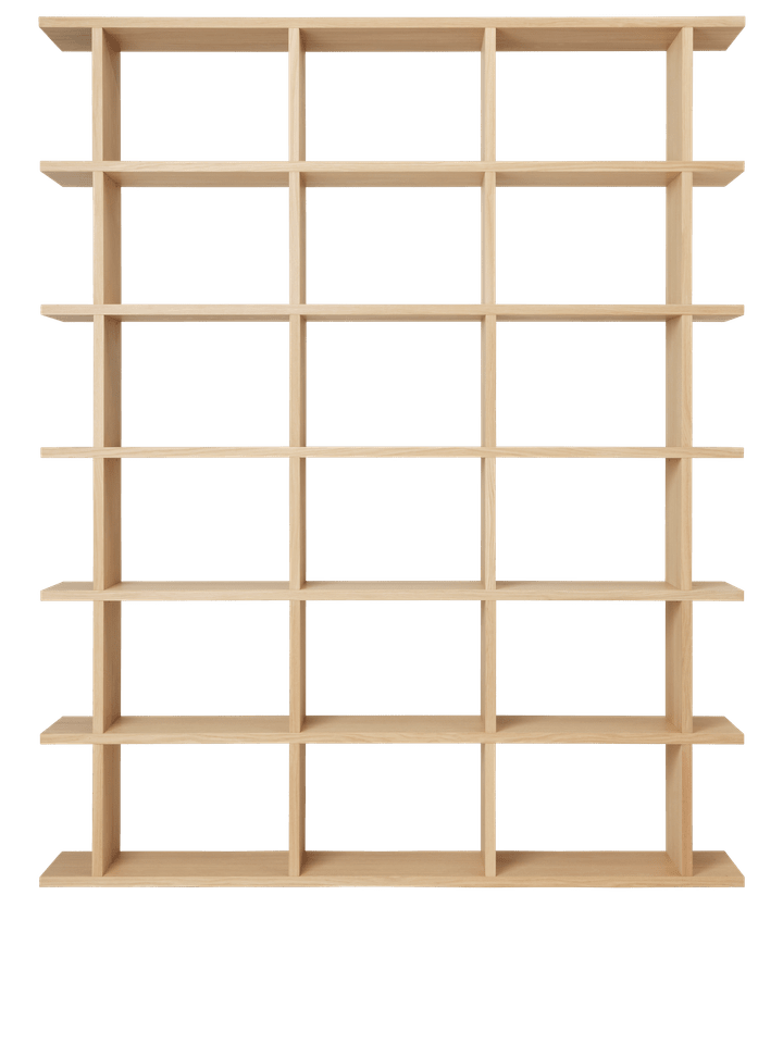 Kona Bücherregal 3x6  in Natural präsentiert im Onlineshop von KAQTU Design AG. Standregal ist von Ferm Living