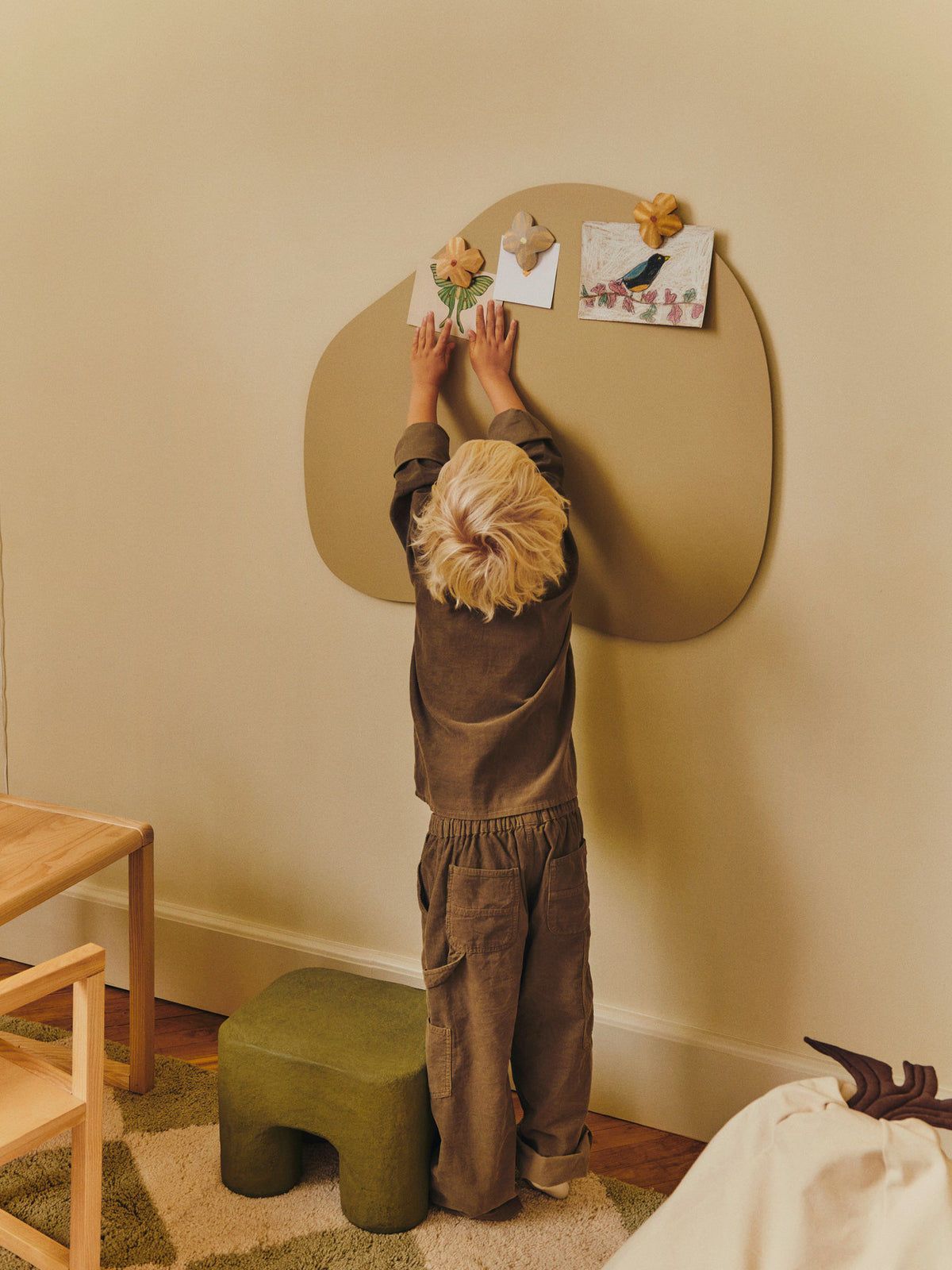 Willora Magnetic Board in Cashmere präsentiert im Onlineshop von KAQTU Design AG. Pinnwand ist von Ferm Living