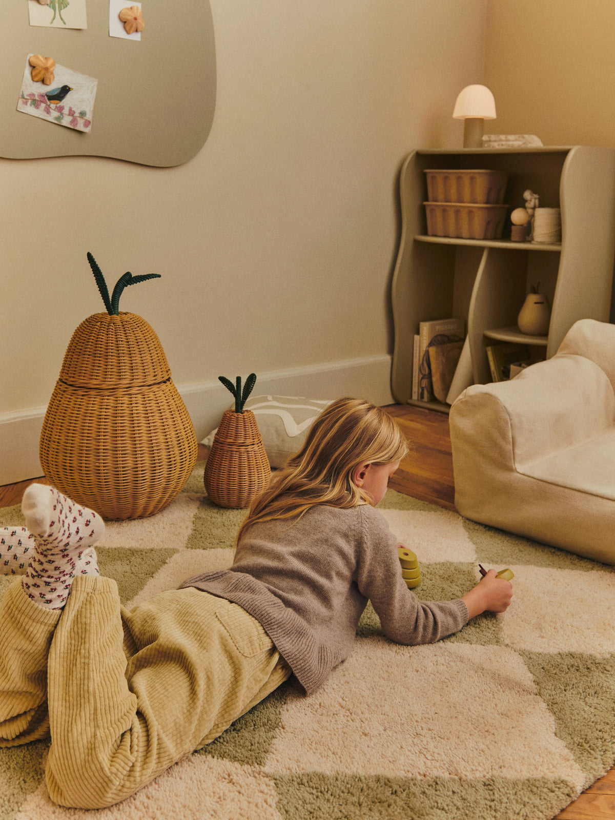 Willora Magnetic Board in Cashmere präsentiert im Onlineshop von KAQTU Design AG. Pinnwand ist von Ferm Living