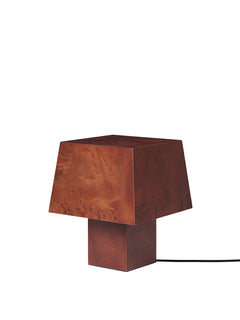 Lampe de table en loupe