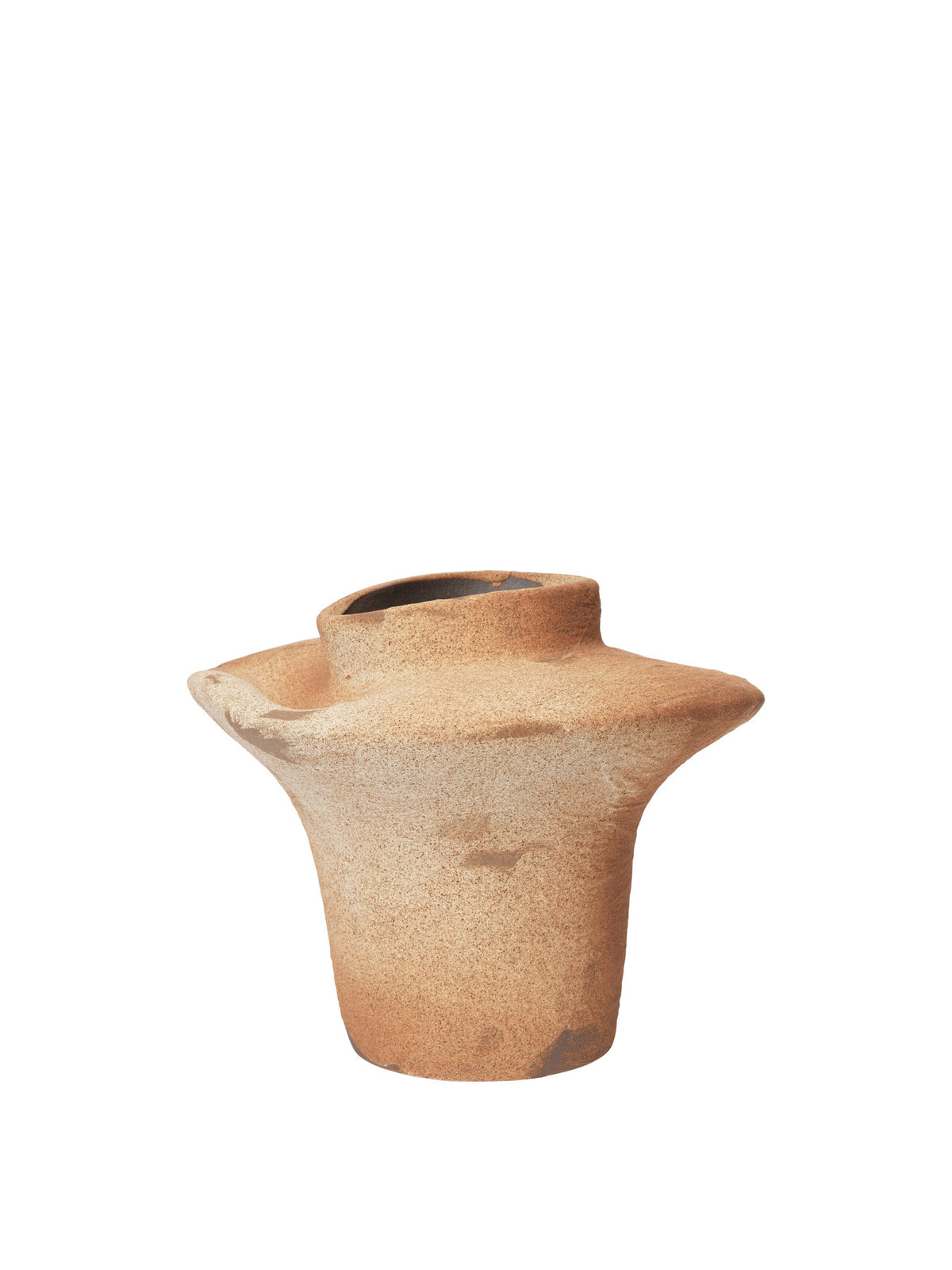 Evio Vase H22 in Burnt Umber präsentiert im Onlineshop von KAQTU Design AG. Vase ist von Ferm Living