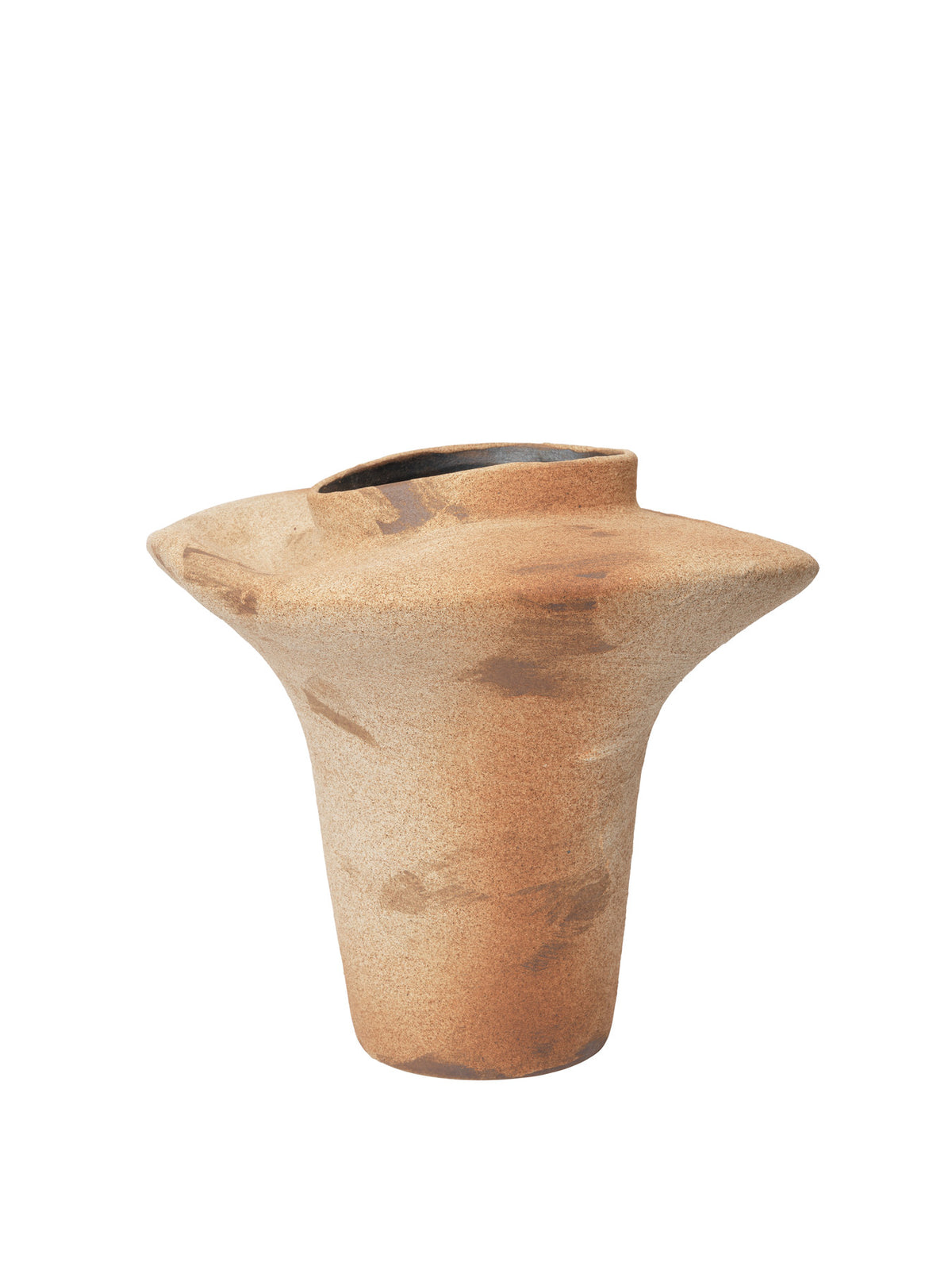 Evio Vase H35 in Burnt Umber präsentiert im Onlineshop von KAQTU Design AG. Vase ist von Ferm Living