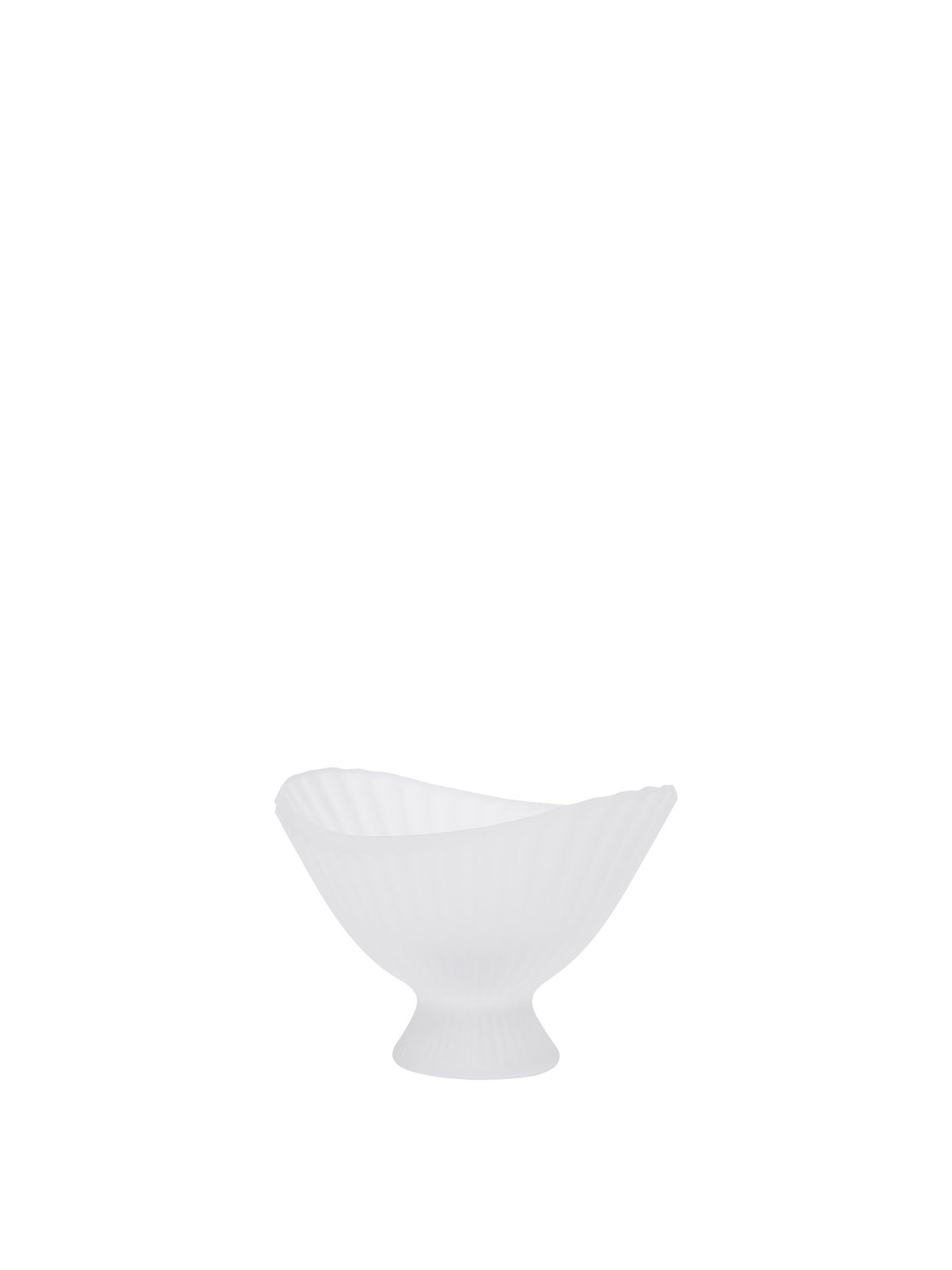 Fountain Glass Bowl 19 in Frosted präsentiert im Onlineshop von KAQTU Design AG. Schale ist von Ferm Living