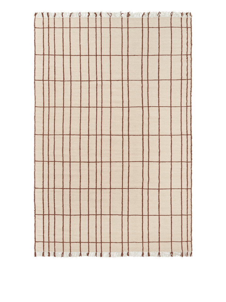 Sen Teppich 200 x 300  in Parchment/Chestnut präsentiert im Onlineshop von KAQTU Design AG. Teppich ist von Ferm Living