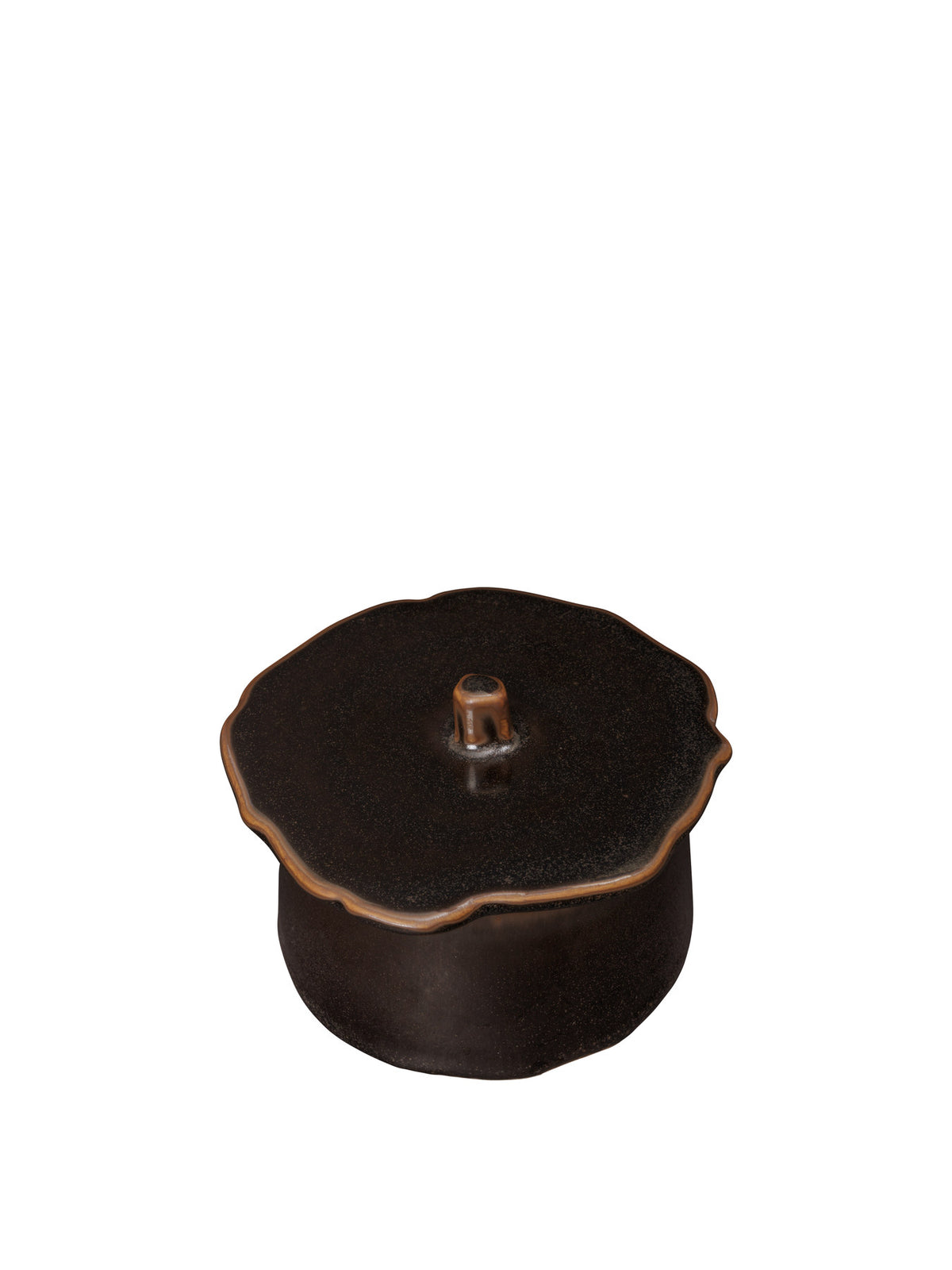 Marnen Jar H7 in Carob Brown präsentiert im Onlineshop von KAQTU Design AG. Vase ist von Ferm Living