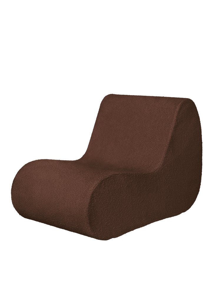 Stylisches Rouli Center Module in Chestnut Brown von Ferm Living, ideal für entspannte Stunden im Freien und moderne Gartenarrangements.