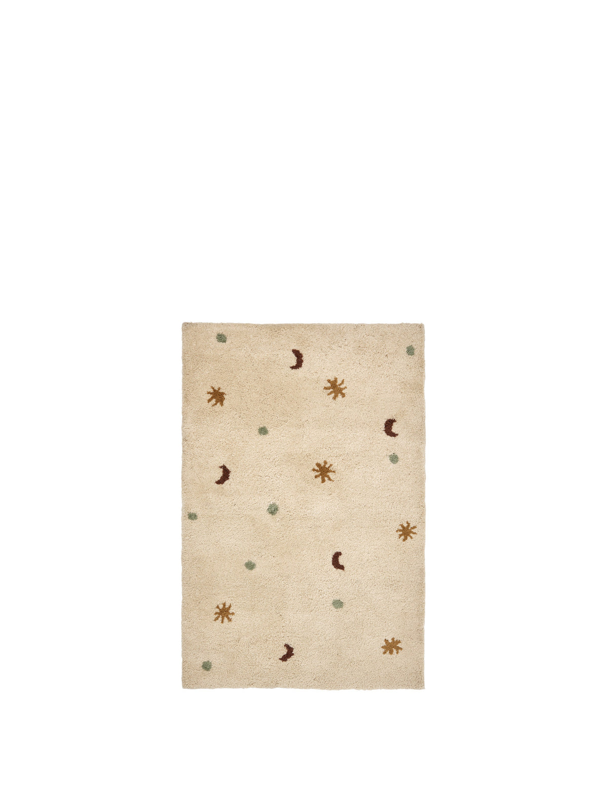 Skye Tufted Rug 80 x 120 in Parchment präsentiert im Onlineshop von KAQTU Design AG. Teppich ist von Ferm Living