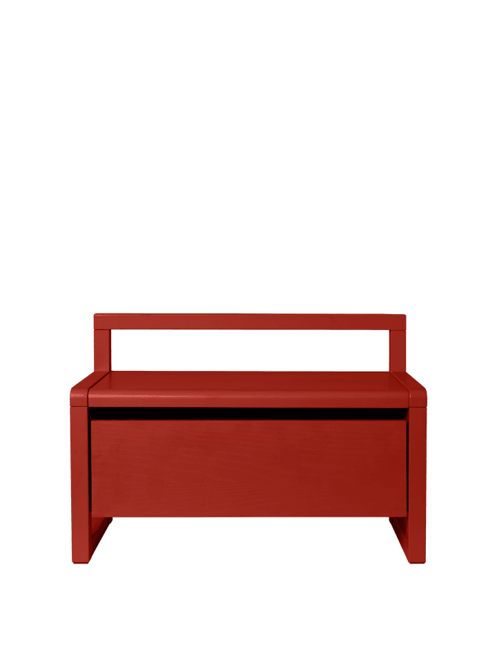 Little Architect Bank mit Stauraum in Poppy Red präsentiert im Onlineshop von KAQTU Design AG. Sitzbank ist von Ferm Living