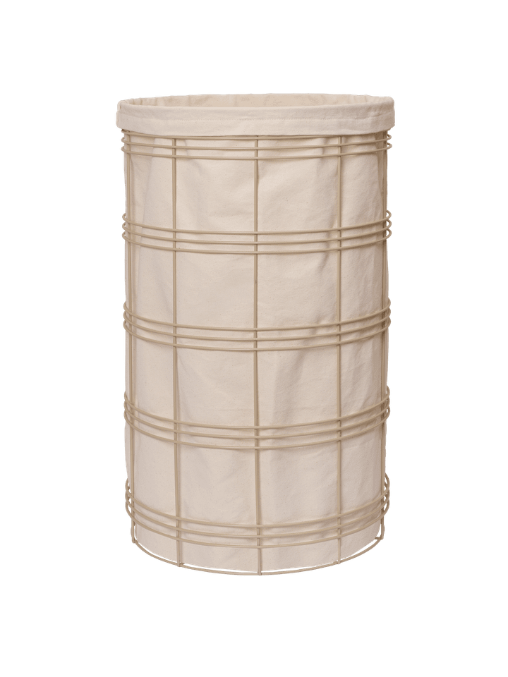 Fio Wäschekorb in Cashmere/Natural präsentiert im Onlineshop von KAQTU Design AG. Wäschekorb ist von Ferm Living