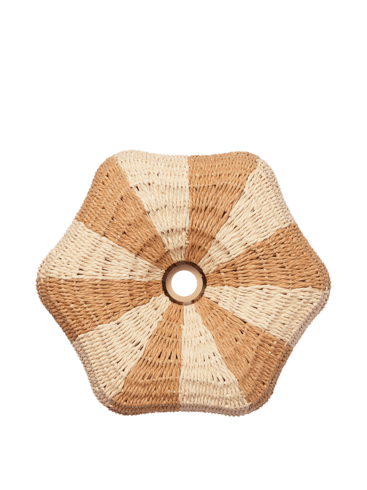 Rivan Lampenschirm Paper  in Natural/Off-white präsentiert im Onlineshop von KAQTU Design AG. Lampenschirm ist von Ferm Living