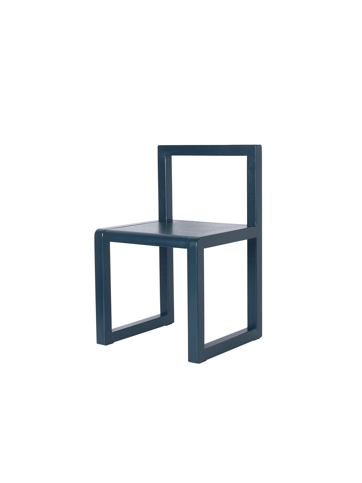 Little Architect Stuhl in Dunkelblau präsentiert im Onlineshop von KAQTU Design AG. Stuhl ist von Ferm Living