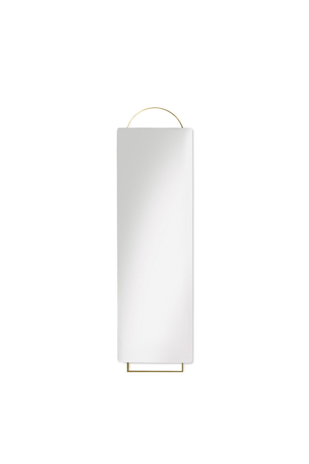 Adorn Spiegel gross in Messing präsentiert im Onlineshop von KAQTU Design AG. Wandspiegel ist von Ferm Living