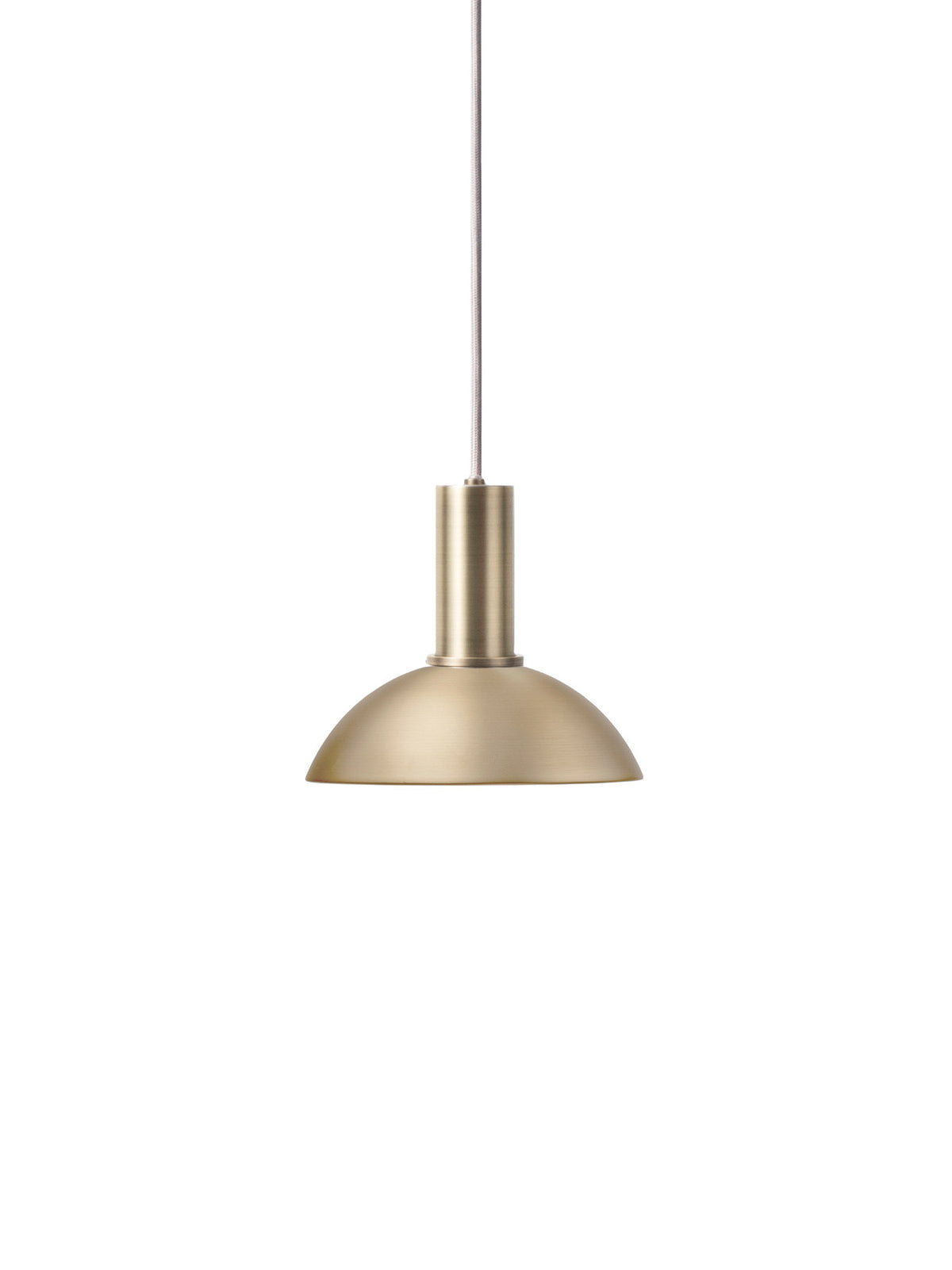 Collect Pendellampe tief in Messing präsentiert im Onlineshop von KAQTU Design AG. Pendelleuchte ist von Ferm Living