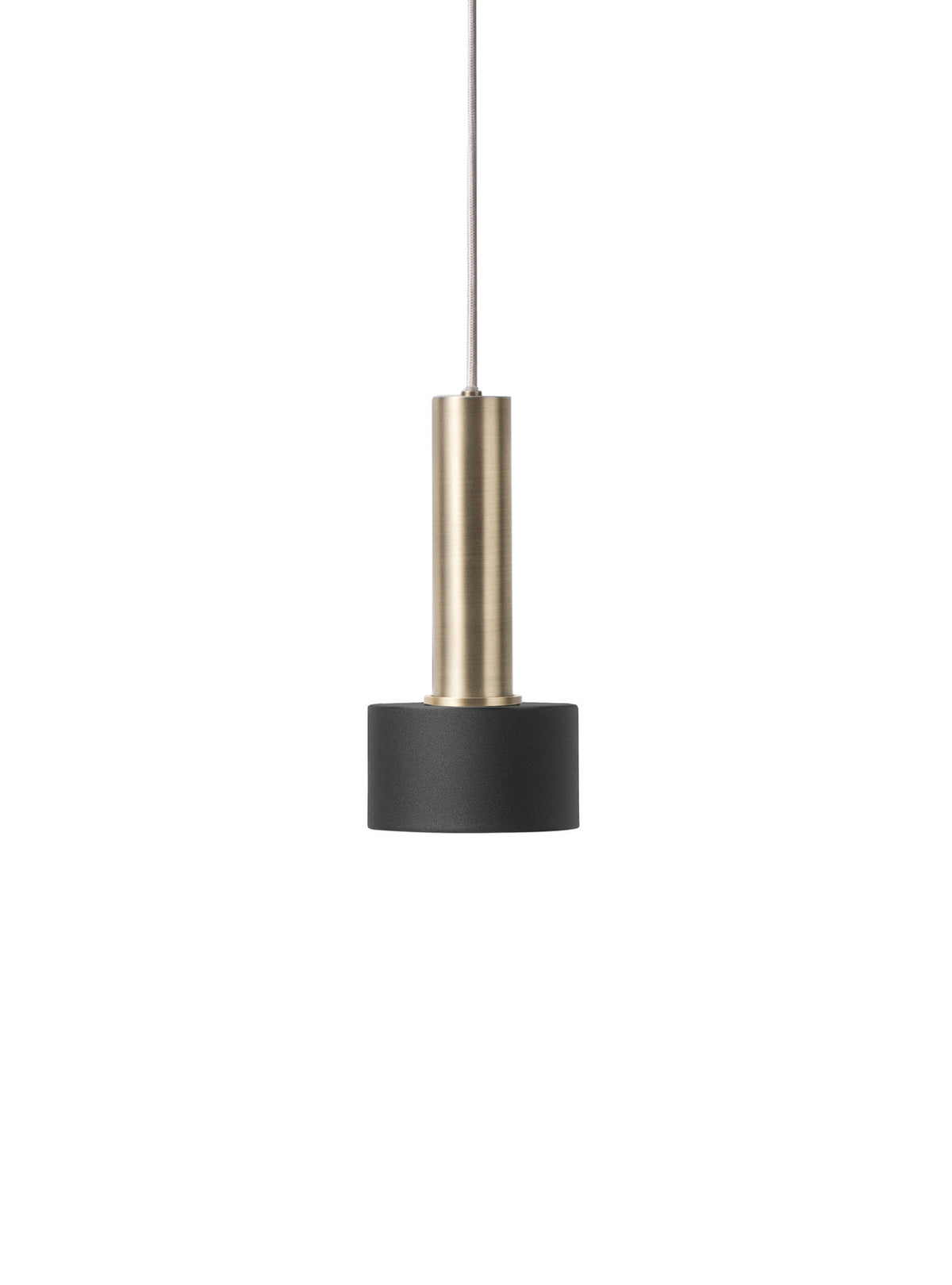 Collect Pendellampe hoch in Messing präsentiert im Onlineshop von KAQTU Design AG. Pendelleuchte ist von Ferm Living