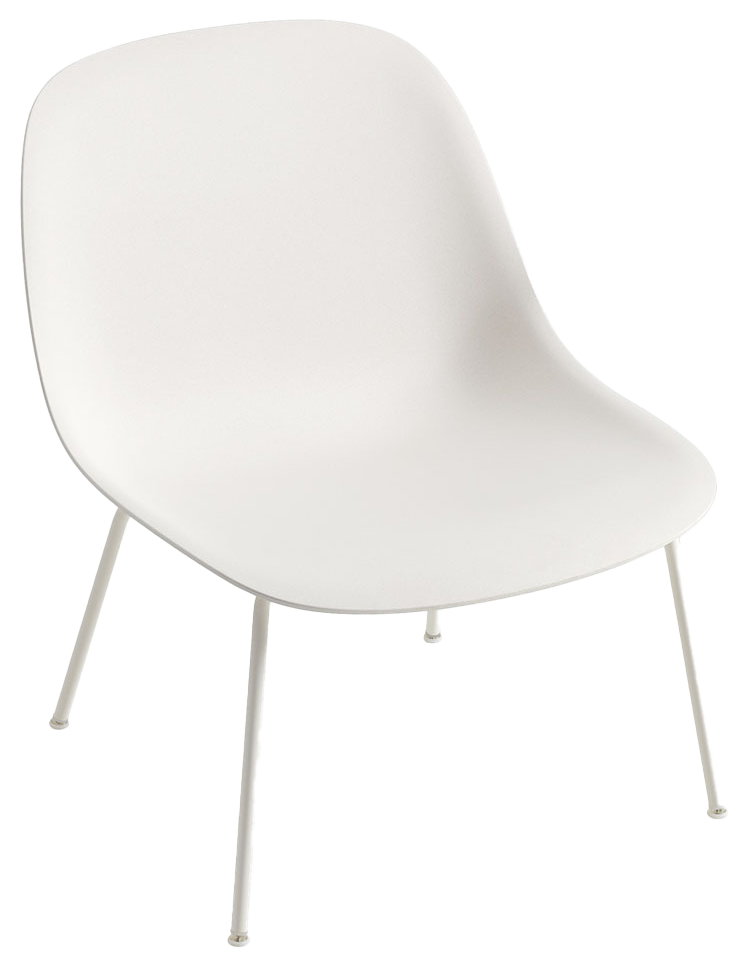 Fiber Lounge Sessel in Weiss präsentiert im Onlineshop von KAQTU Design AG. Sessel ist von Muuto
