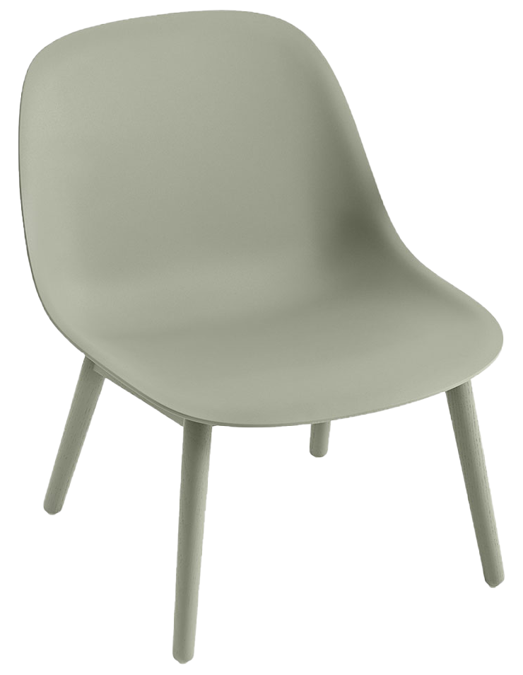 Fiber Lounge Sessel in Grün präsentiert im Onlineshop von KAQTU Design AG. Sessel ist von Muuto