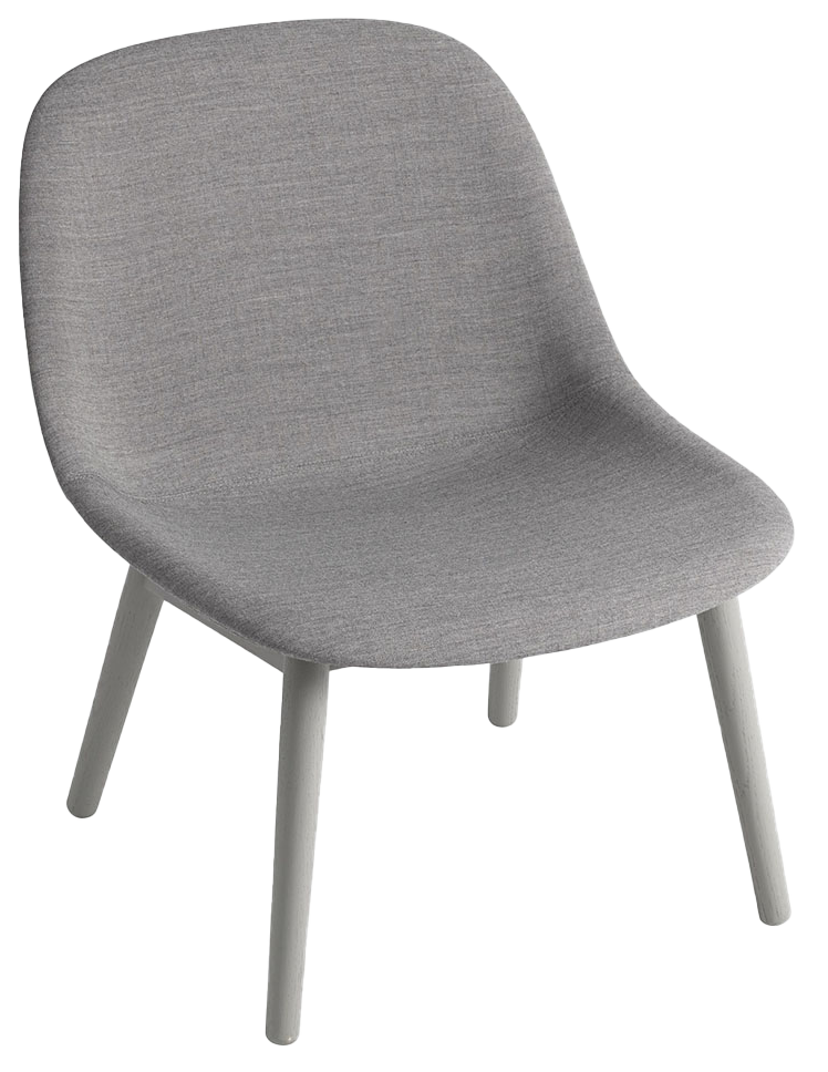 Fiber Lounge Sessel in Grau präsentiert im Onlineshop von KAQTU Design AG. Sessel ist von Muuto