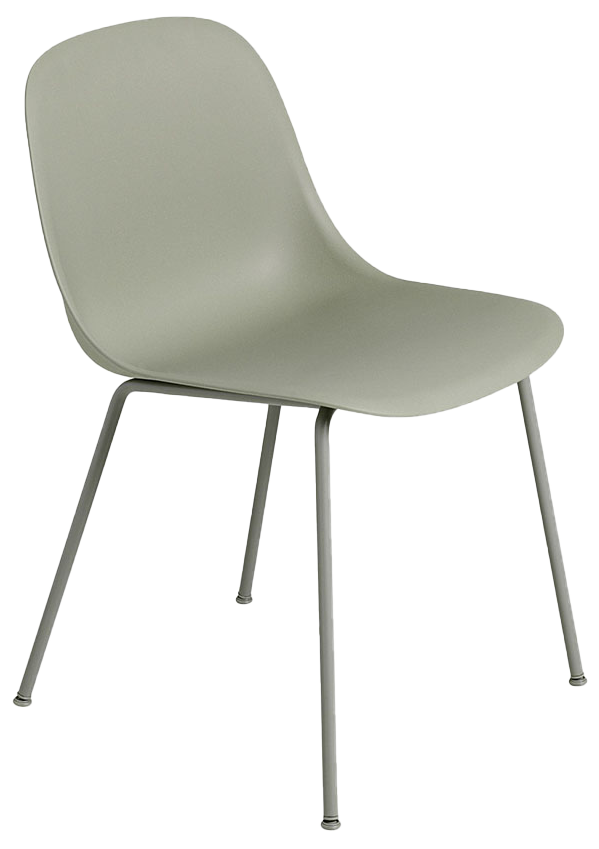Fiber Side Stuhl in Grün präsentiert im Onlineshop von KAQTU Design AG. Stuhl ist von Muuto